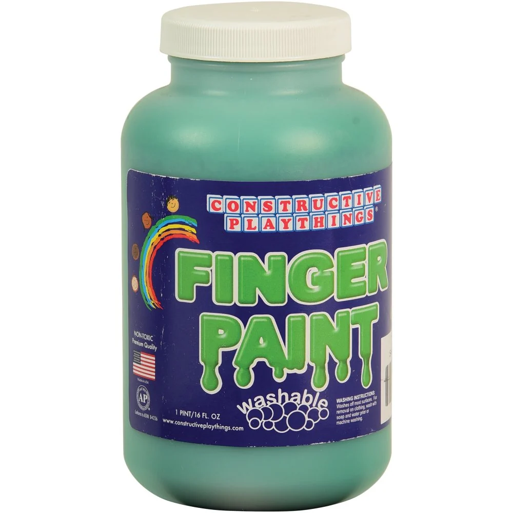 Constructive Playthings® Washable Finger Paints - Set of 6 Pints - Image 9