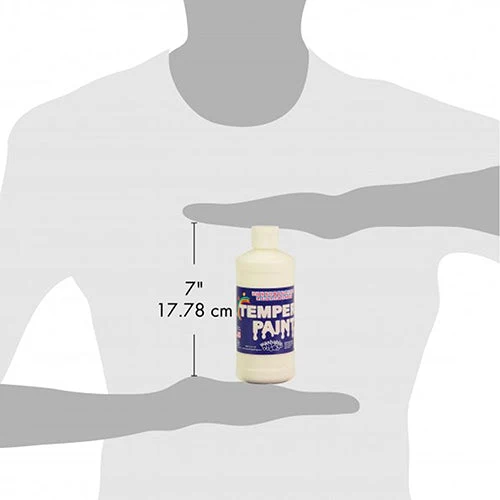 Constructive Playthings® White Washable Tempera Paint - Pint - Image 2