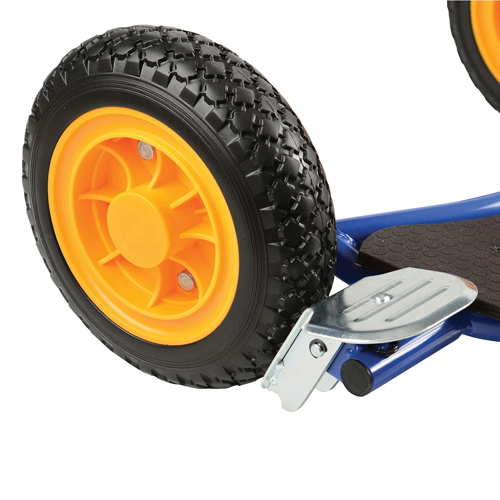 Extra-Wide Platform 3-Wheel Beginner Scooter | Heavy-Duty Steel Frame with Non-Slip Textured Deck - Image 4