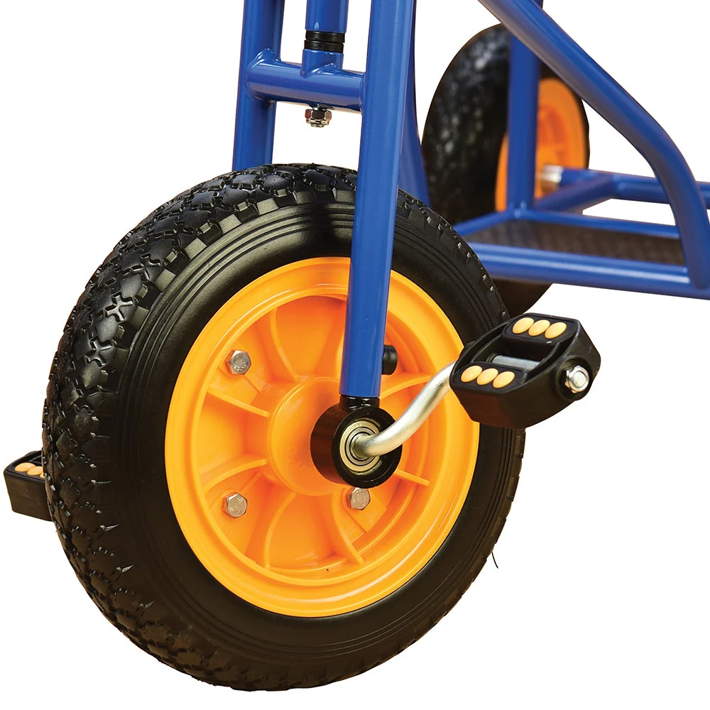 Ride-Along Taxi Trike | Two-Seat Playground Tricycle with Rear Passenger Seat - Image 3