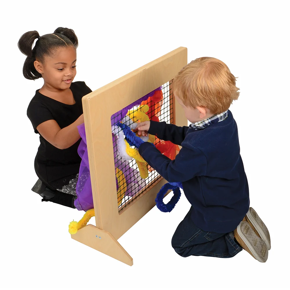 Collaborative Classroom Weaving Frame | Eco-Friendly Wood Activity Tool - Image 6