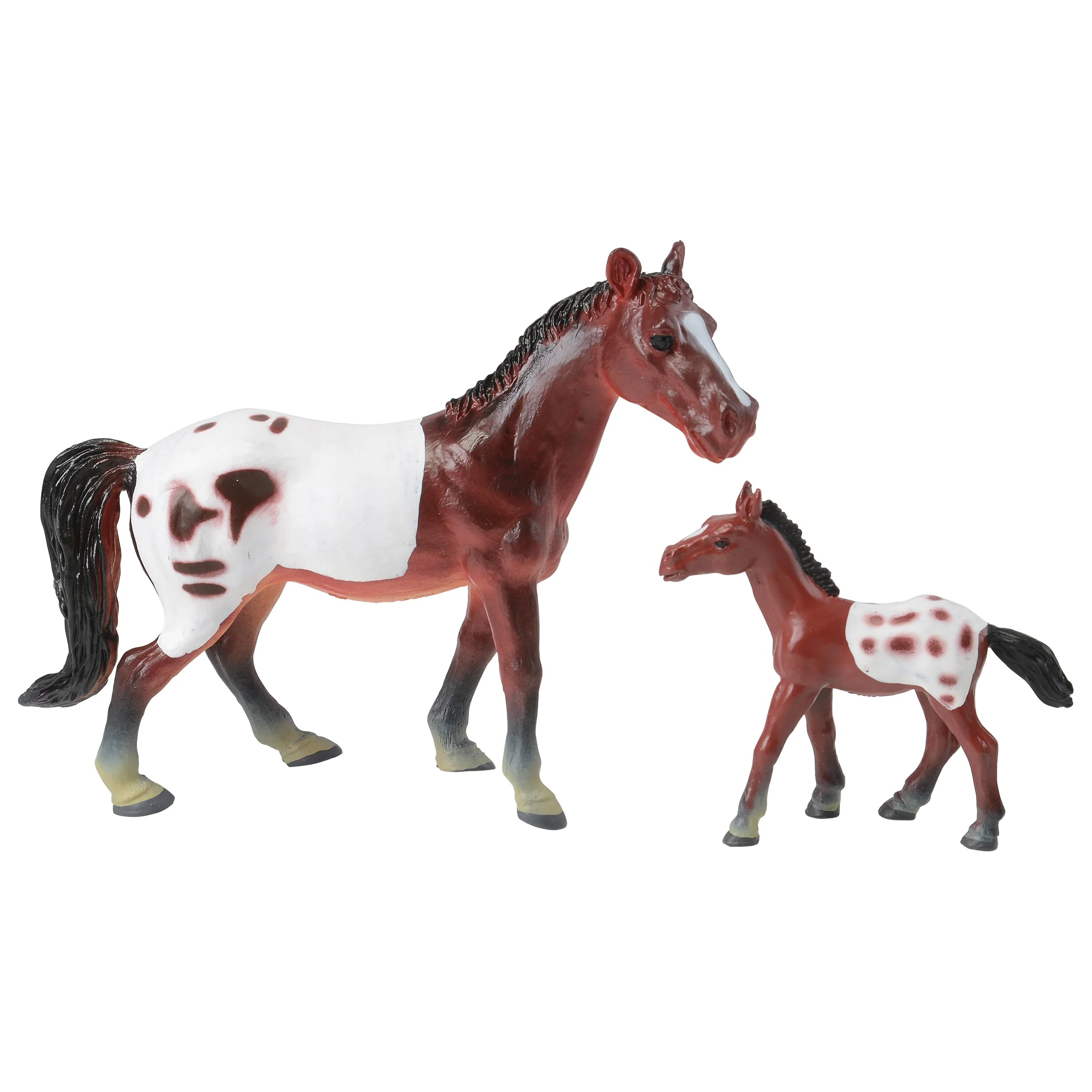 Deluxe Horse Stable Play Set | 4 Horses, 4 Ponies, White Corral & Accessories - Image 4