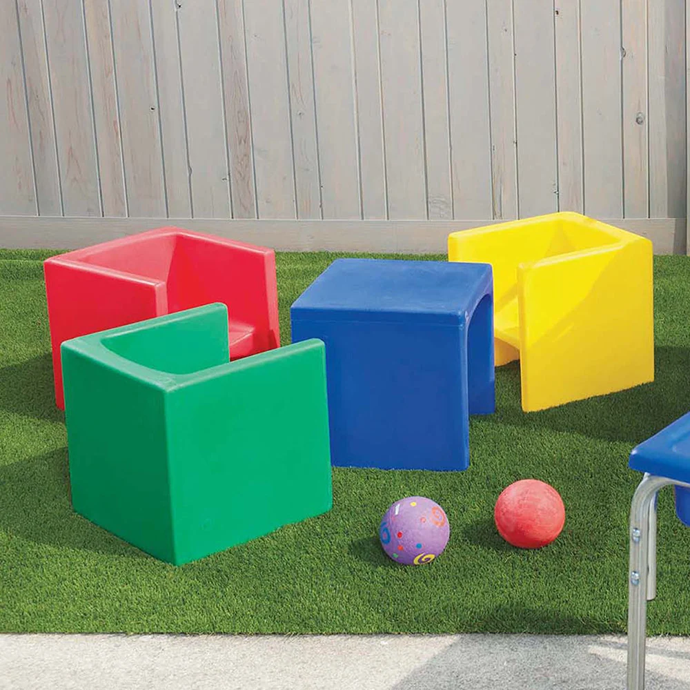 3-in-1 Cube Chairs Set | 4 Pieces - Image 11