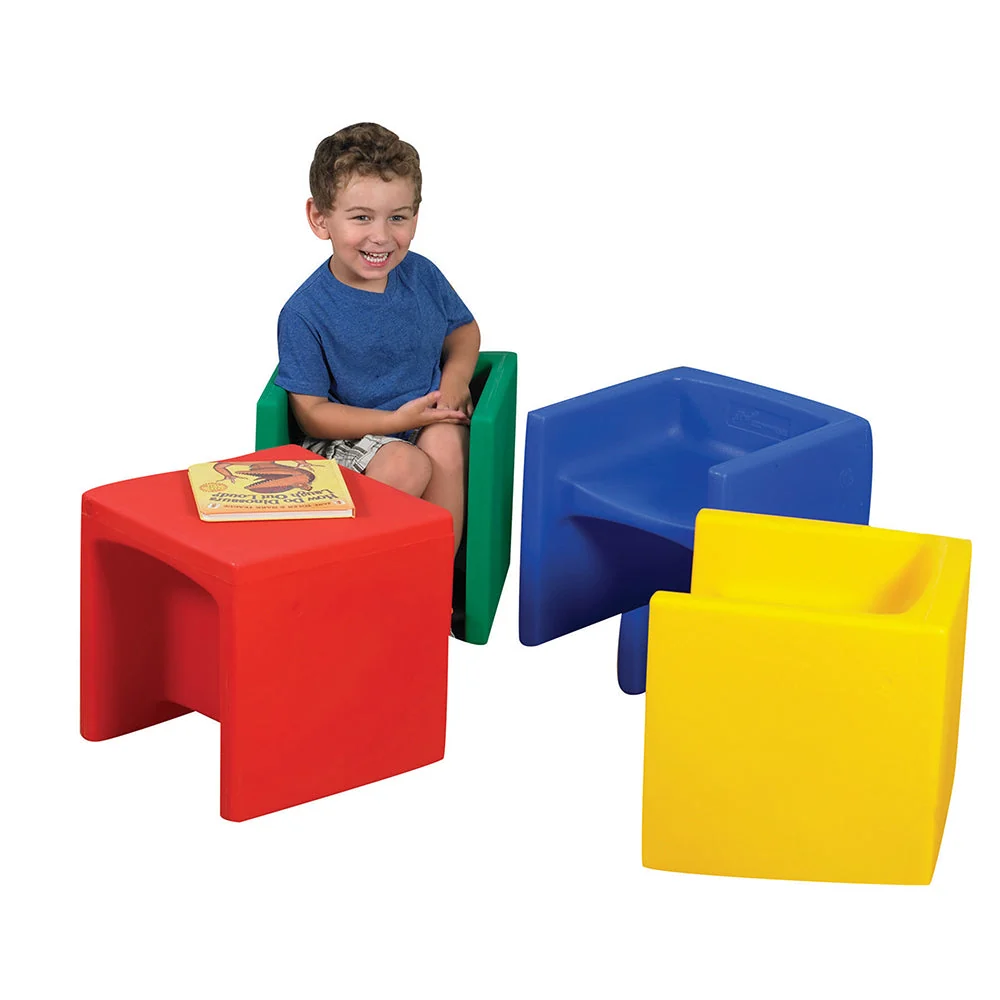 3-in-1 Cube Chairs Set | 4 Pieces - Image 4