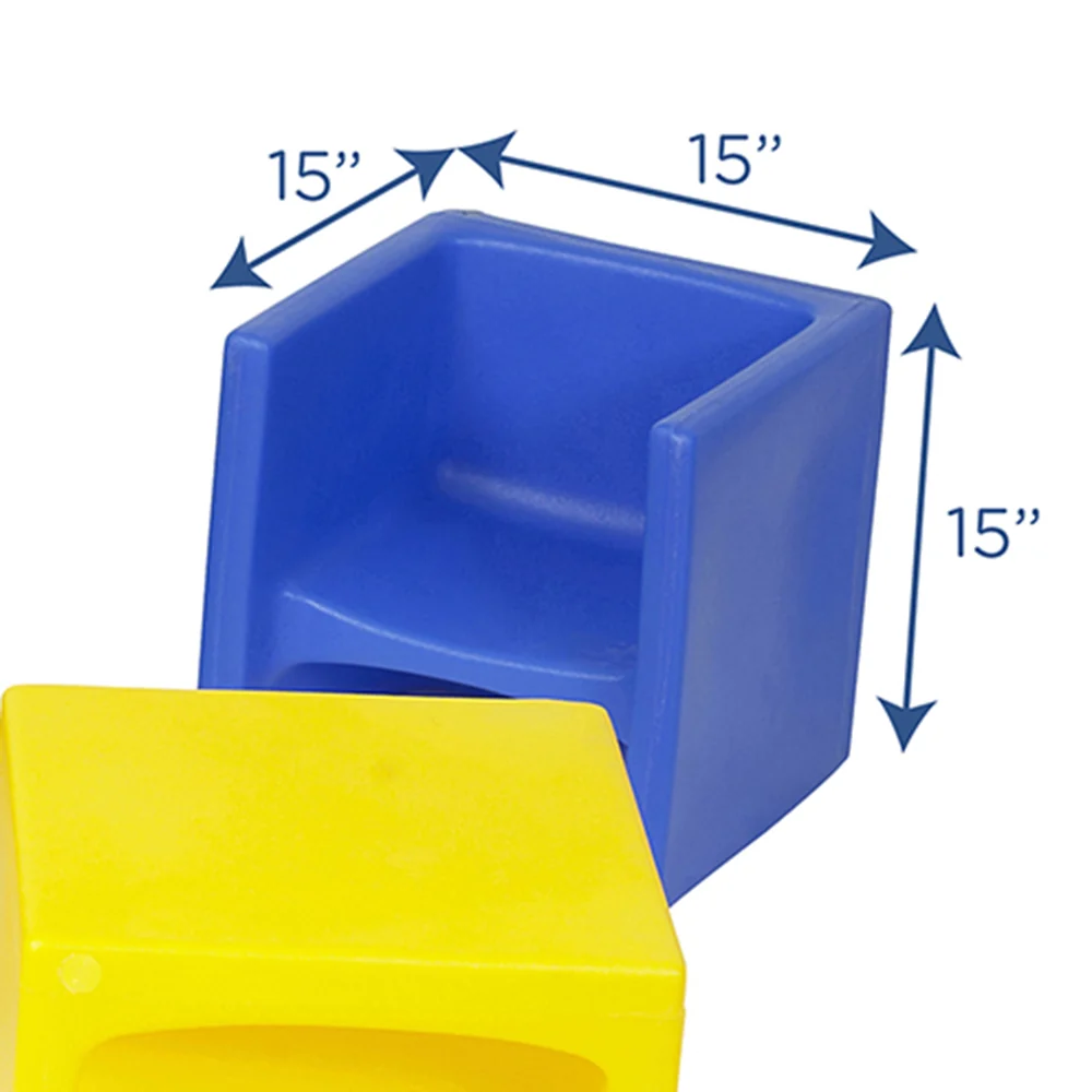 3-in-1 Cube Chairs Set | 8 Pieces - Image 4