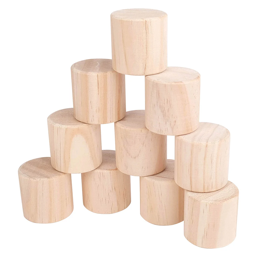 Cylinders, Cubes & Cones Hardwood Blocks | 30-Piece Toddler Shape Building Set - Image 10