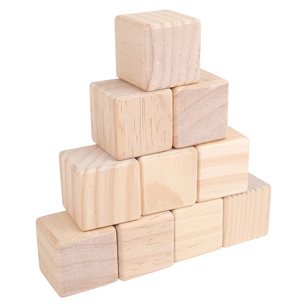 Cylinders, Cubes & Cones Hardwood Blocks | 30-Piece Toddler Shape Building Set - Image 9