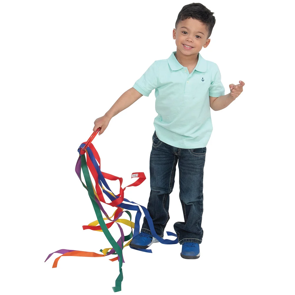 Dancing Ribbons Set | 6 Colorful Streamers with Easy-Grip Rings - Image 2