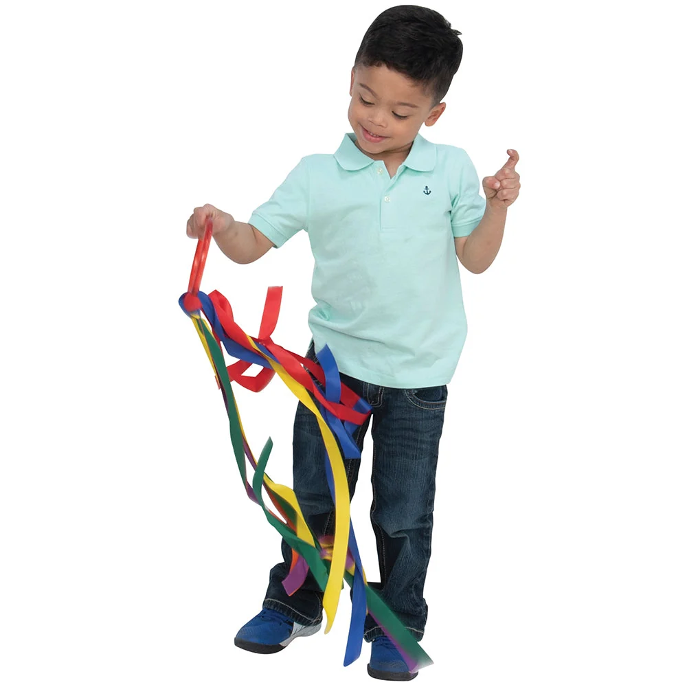 Dancing Ribbons Set | 6 Colorful Streamers with Easy-Grip Rings - Image 3