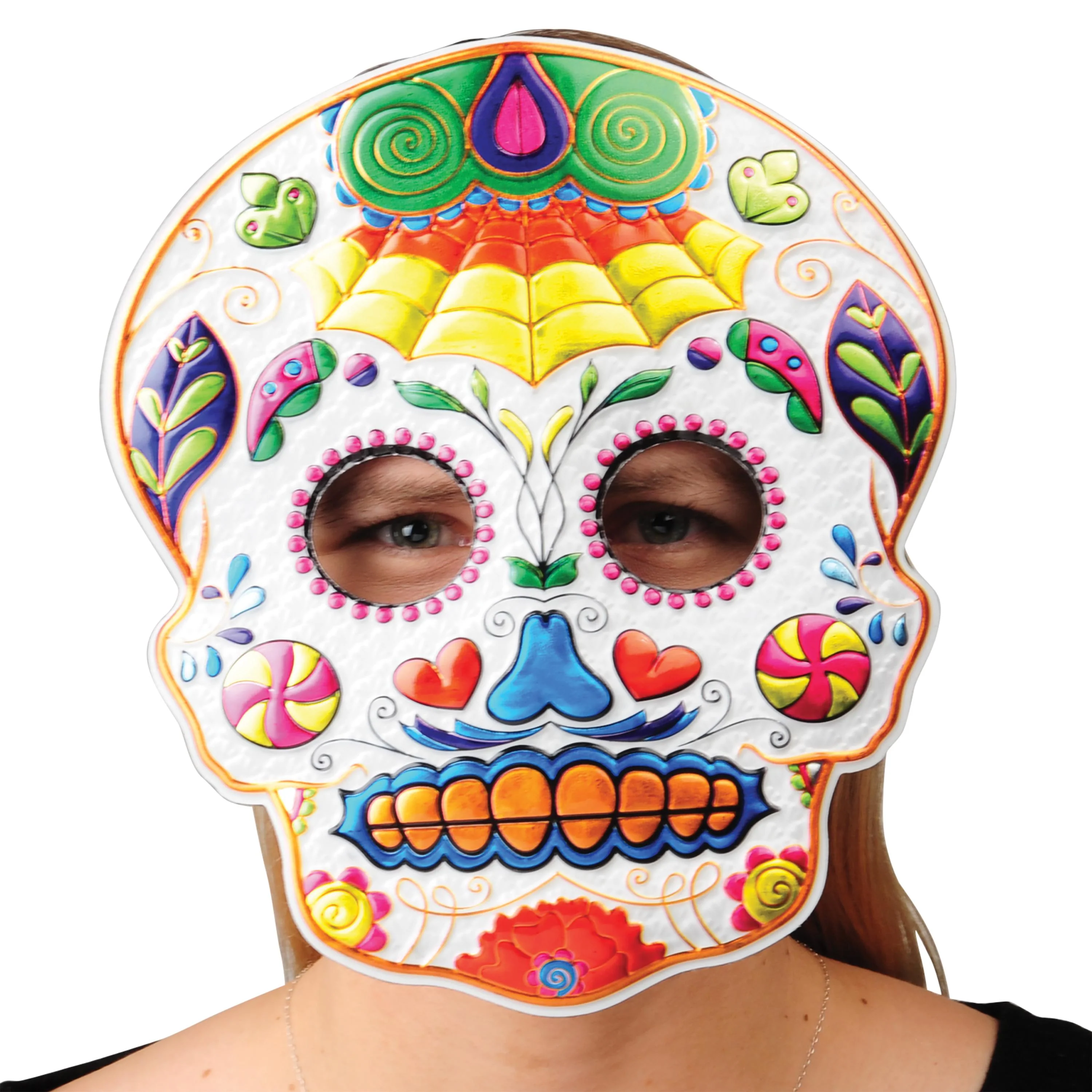 Day of the Dead Masks – 12-Pack - Image 3