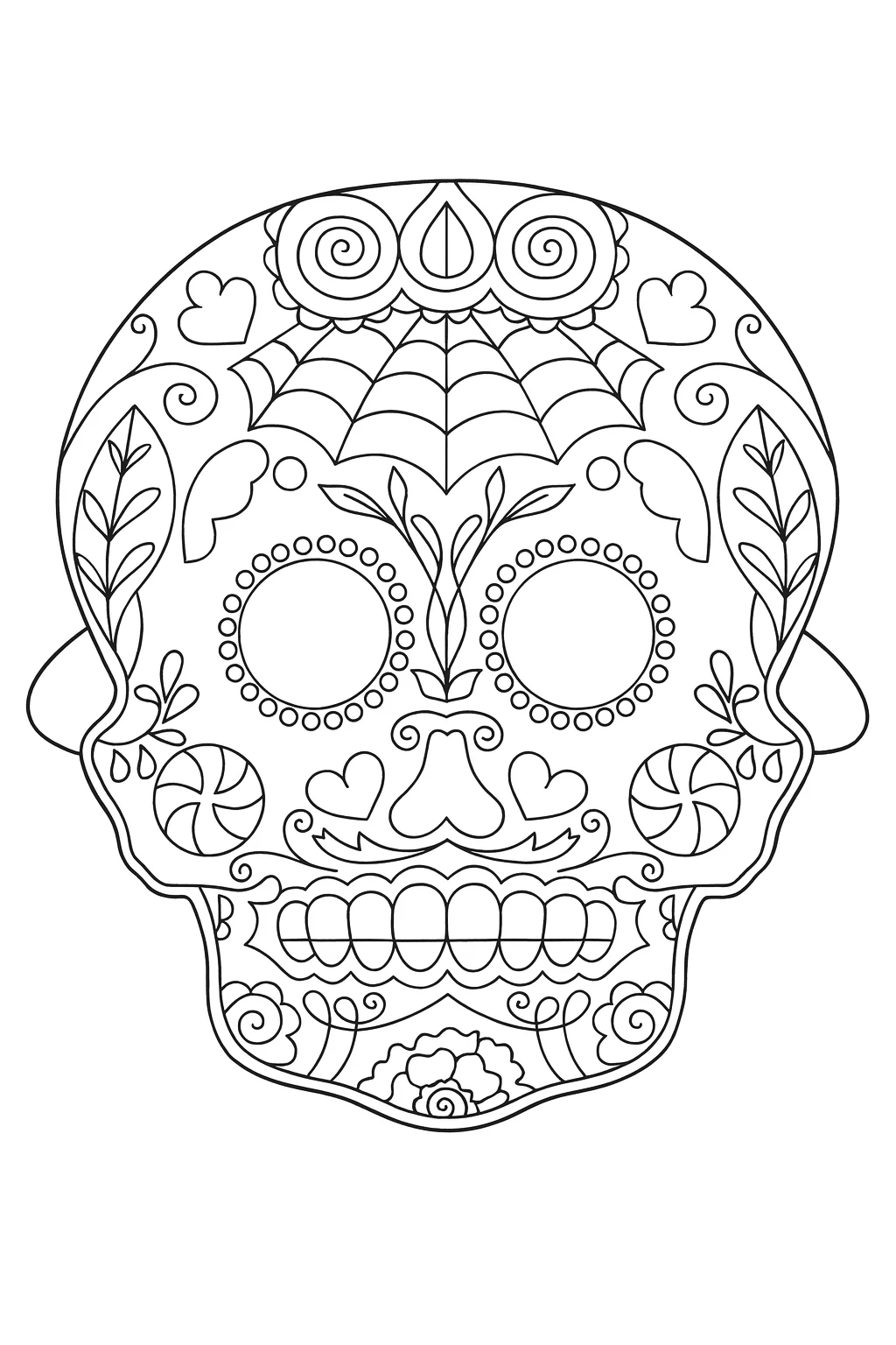 Day of the Dead Masks – 12-Pack - Image 4
