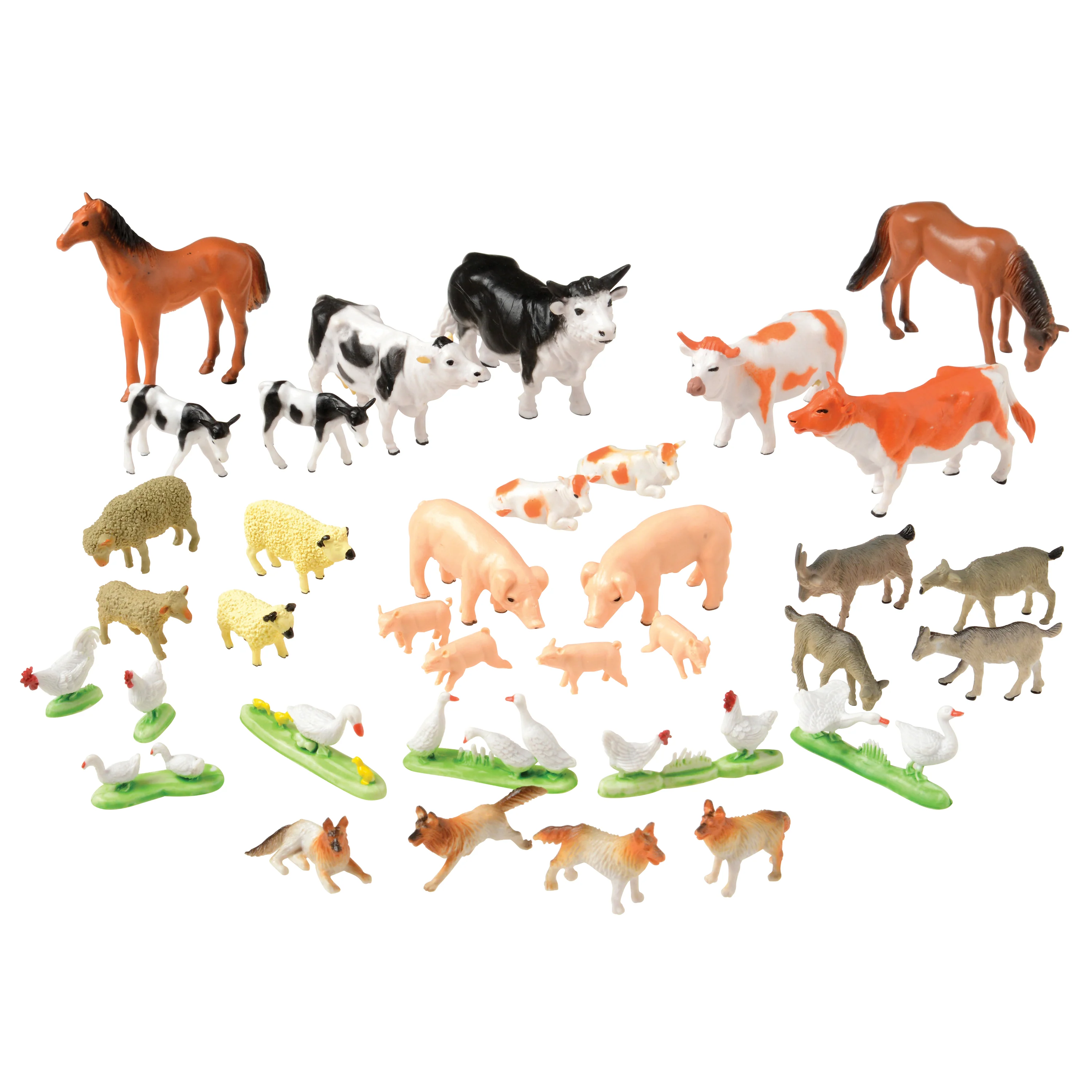 Deluxe Barnyard Playset | 100-Piece Farm Toy Set with Barn, Tractor, Animals & Figures - Image 11