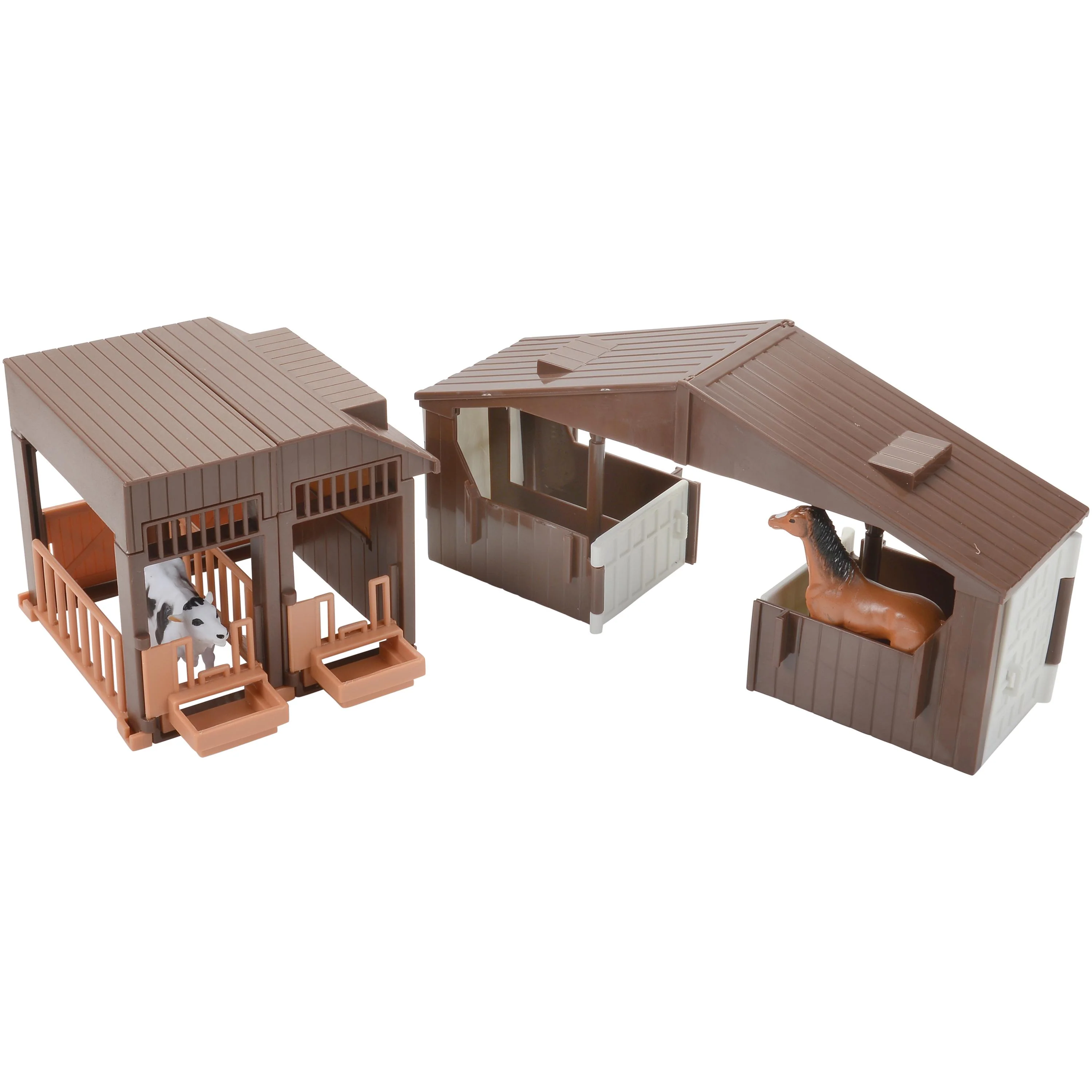 Deluxe Barnyard Playset | 100-Piece Farm Toy Set with Barn, Tractor, Animals & Figures - Image 14