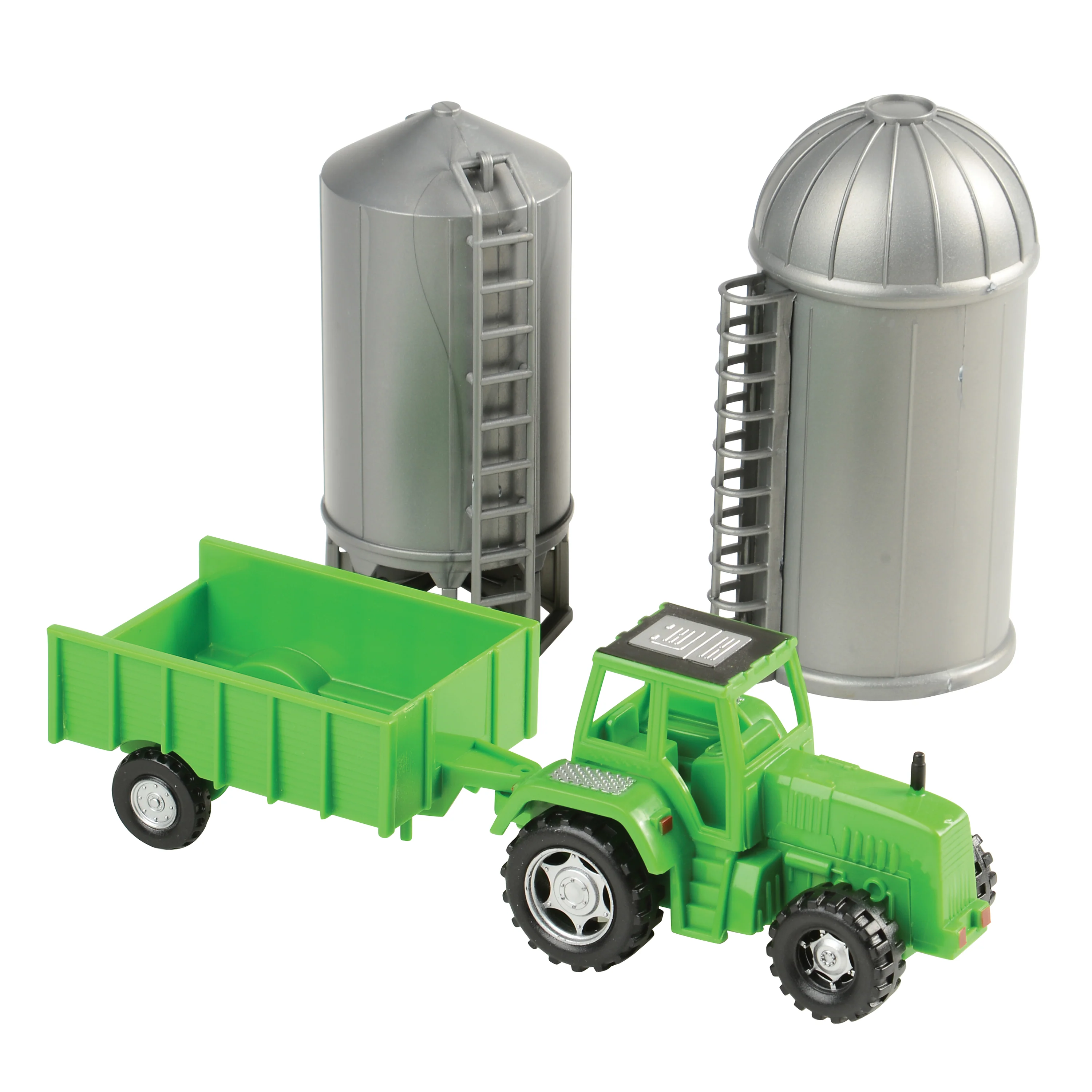 Deluxe Barnyard Playset | 100-Piece Farm Toy Set with Barn, Tractor, Animals & Figures - Image 15