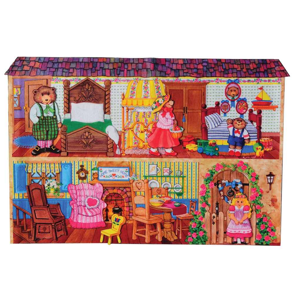Storytelling Flannel Board Set | Goldilocks, Three Little Pigs & More - Image 3