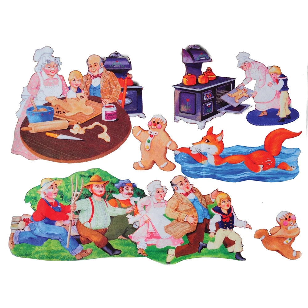 Storytelling Flannel Board Set | Goldilocks, Three Little Pigs & More - Image 4