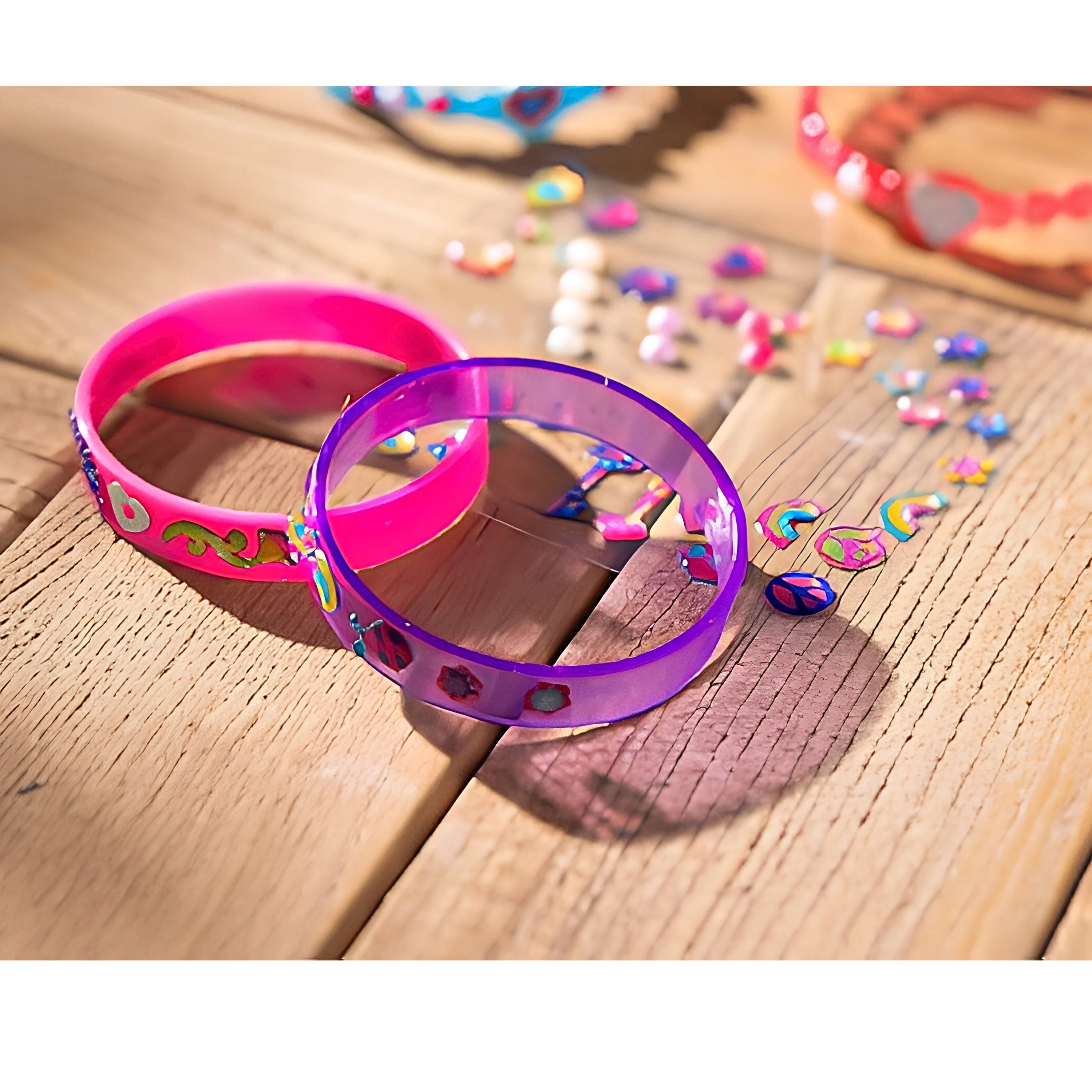 Design Your Own Bangle Bracelet Craft Kit – DIY Jewelry Making Set - Image 2