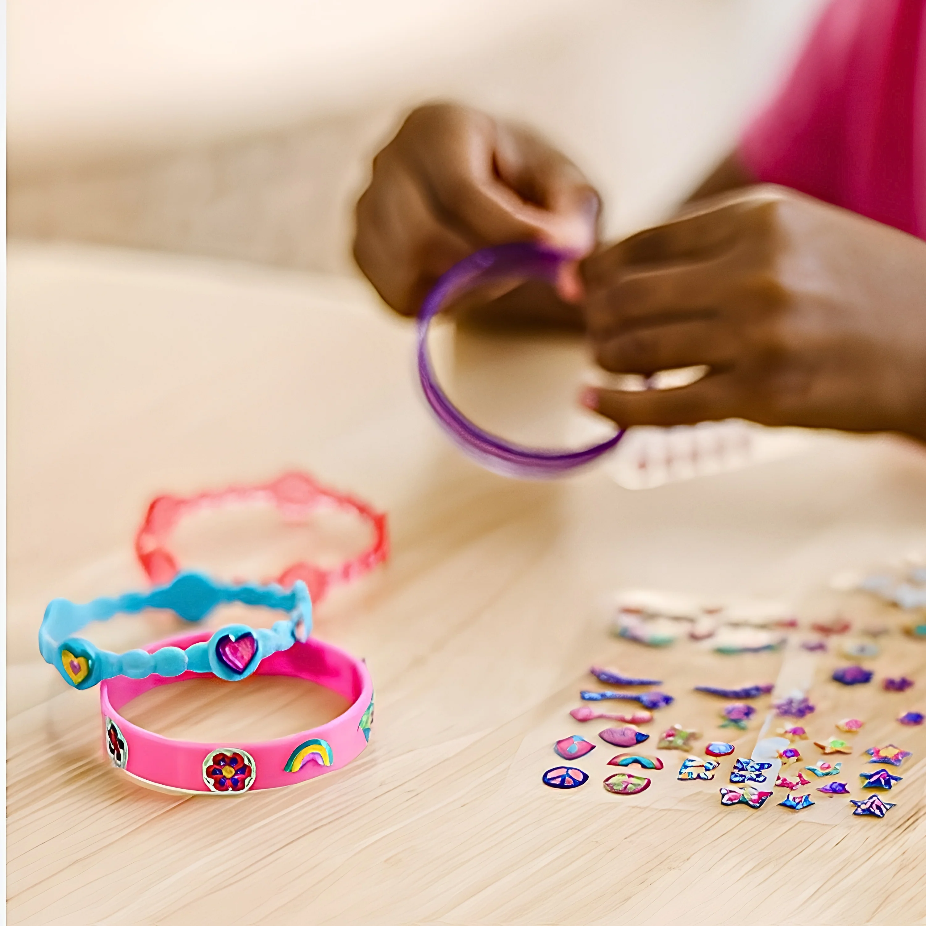 Design Your Own Bangle Bracelet Craft Kit – DIY Jewelry Making Set - Image 4