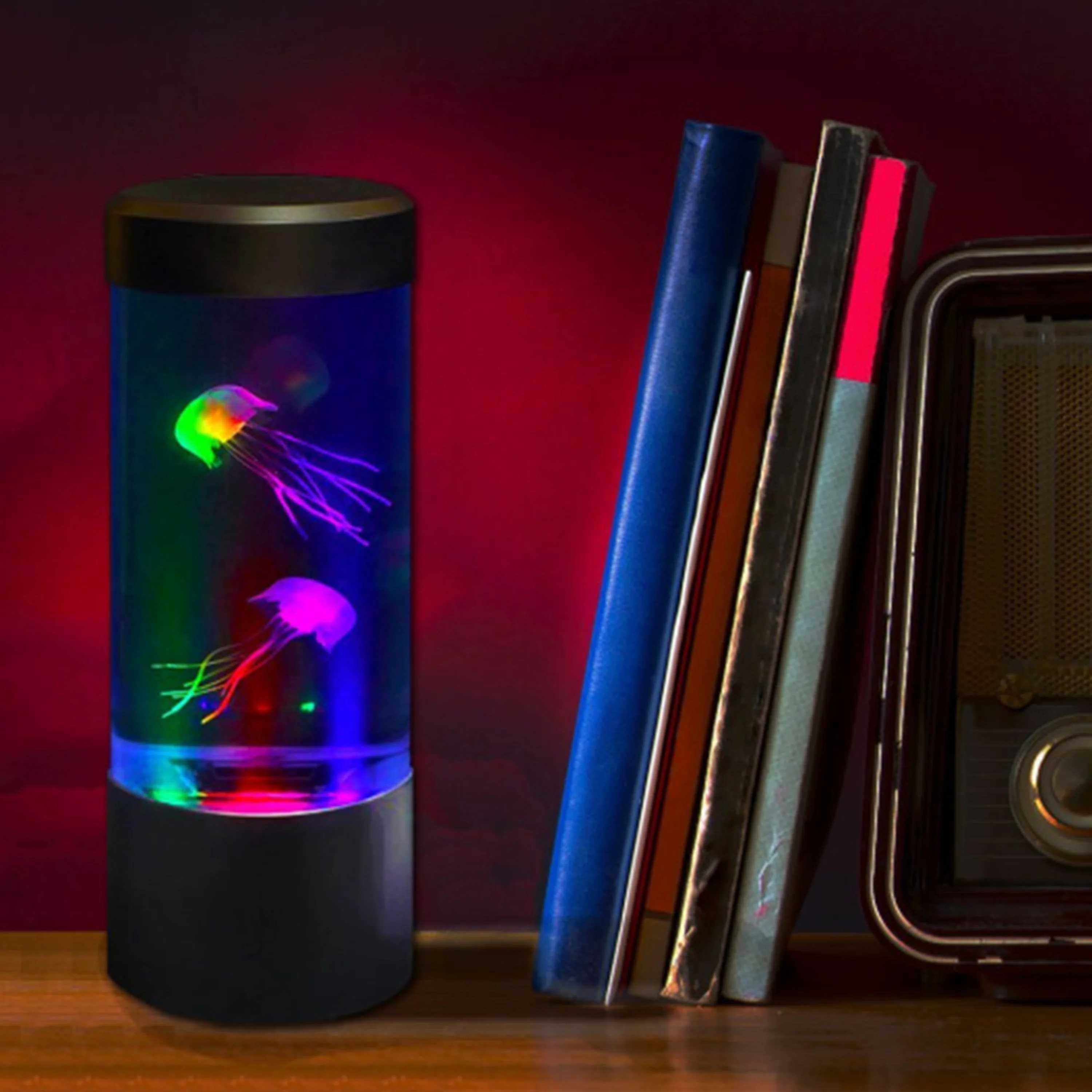 Desktop Jellyfish Lamp | LED Color-Changing Sensory Light with Lifelike Jellyfish Movement - Image 2