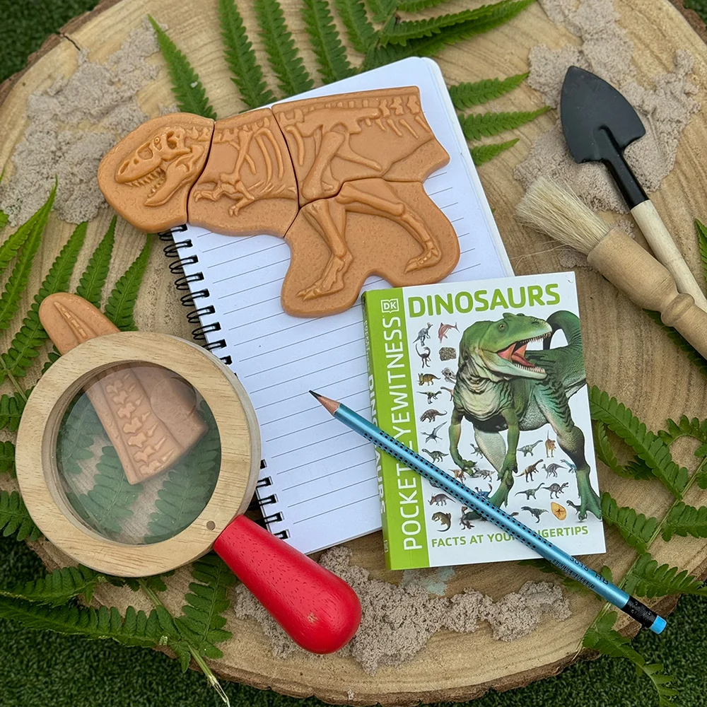 Prehistoric Fossil Dig & Build Set | 6 Dinosaur Skeletons Puzzle Kit - Image 22