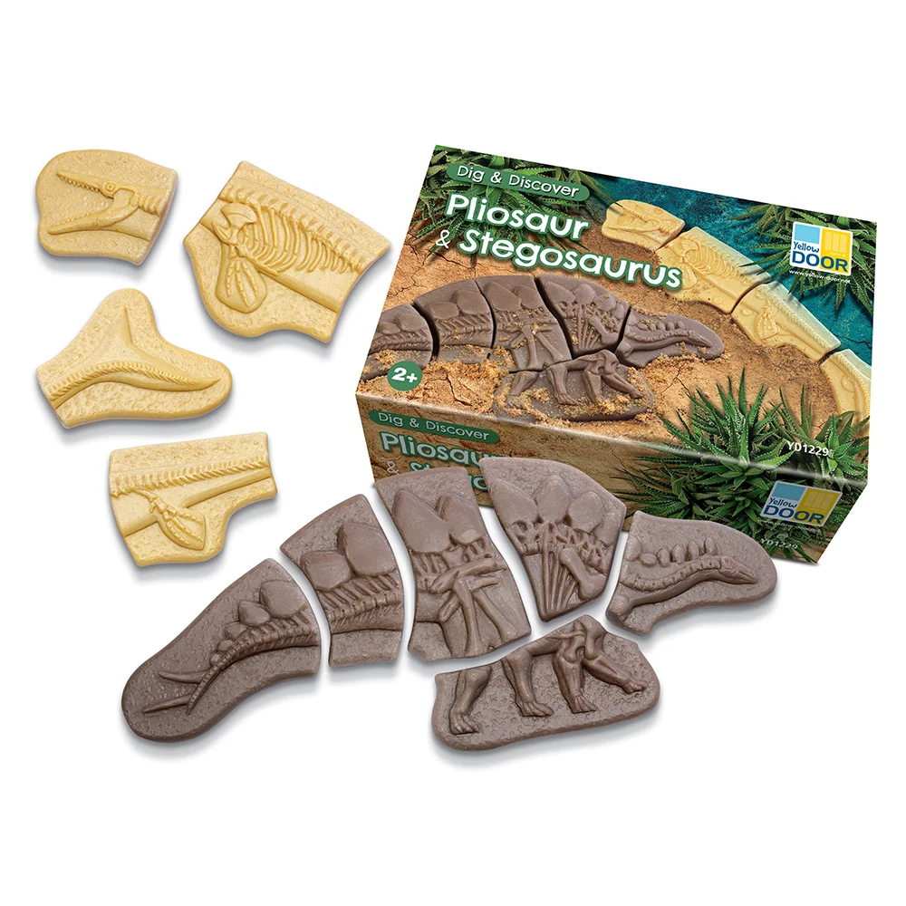 Prehistoric Fossil Dig & Build Set | 6 Dinosaur Skeletons Puzzle Kit - Image 4