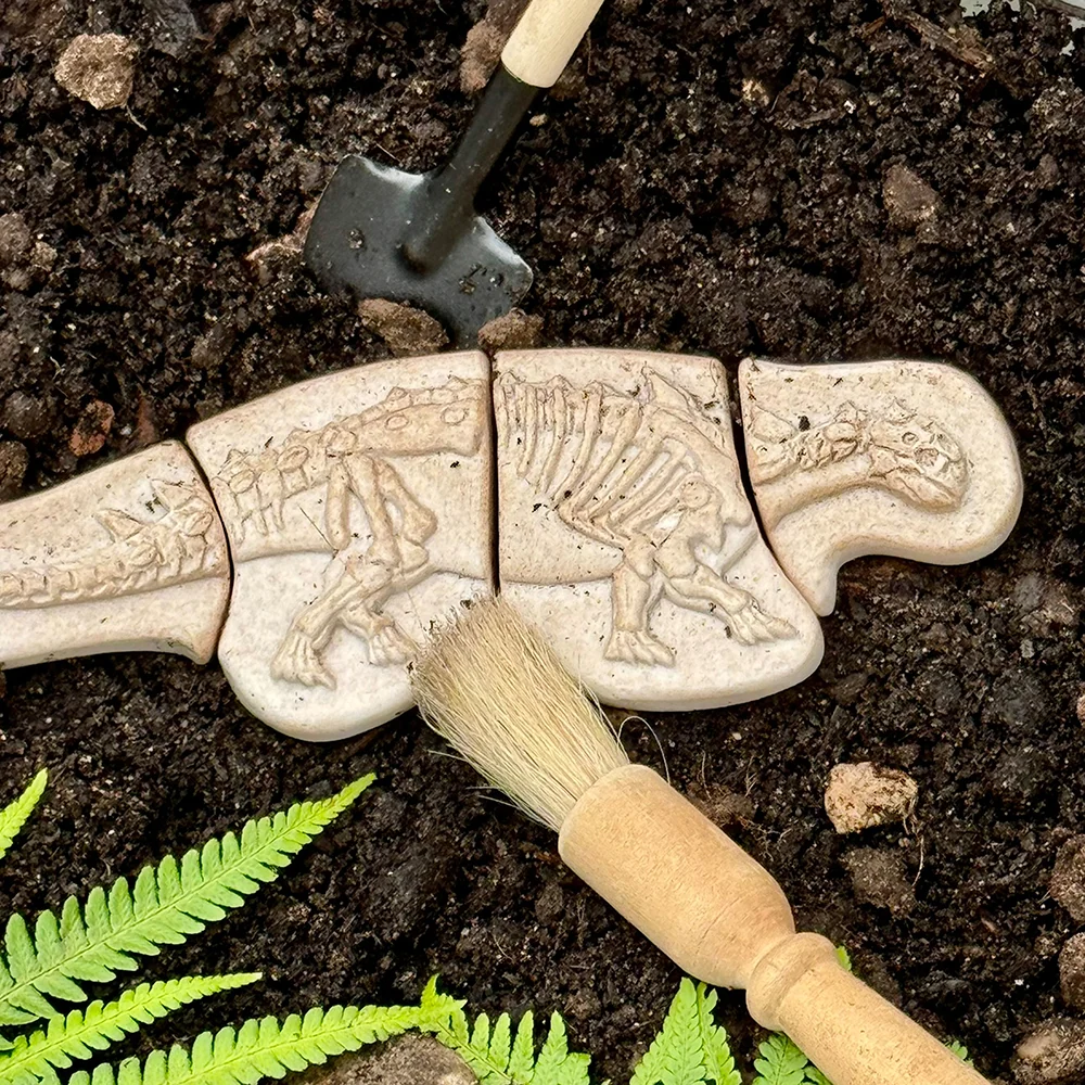 Prehistoric Fossil Dig & Build Set | 6 Dinosaur Skeletons Puzzle Kit - Image 7