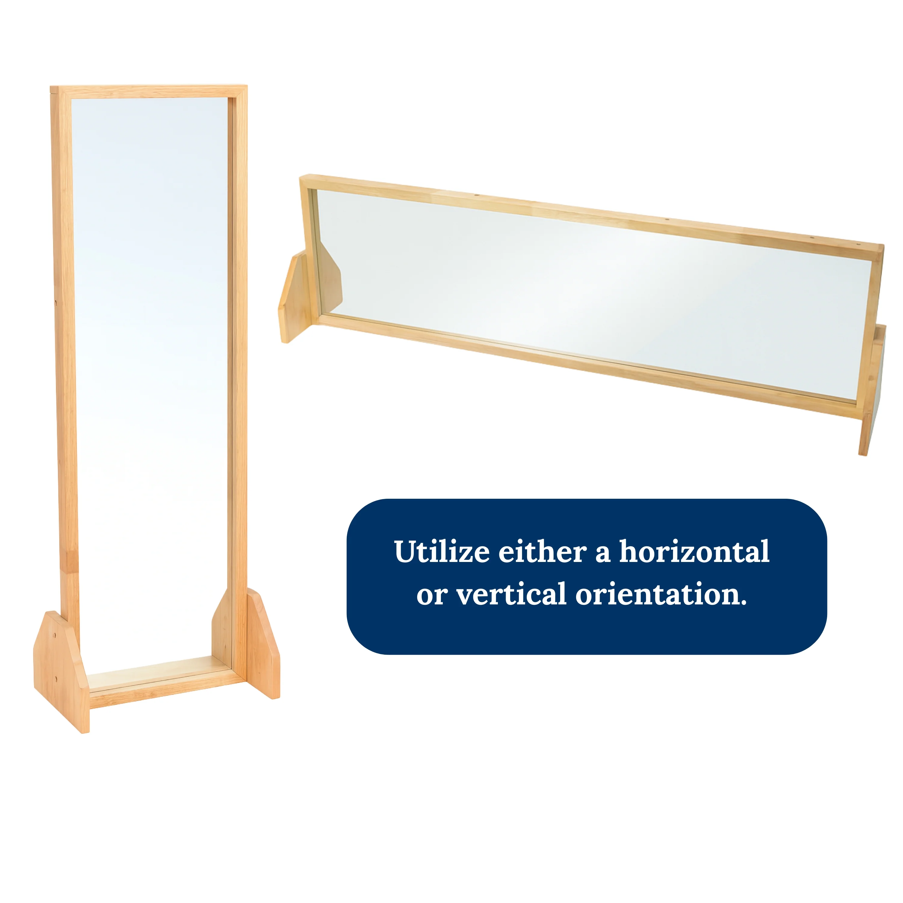 Distortion-Free Full-Length Classroom Mirror - Image 3