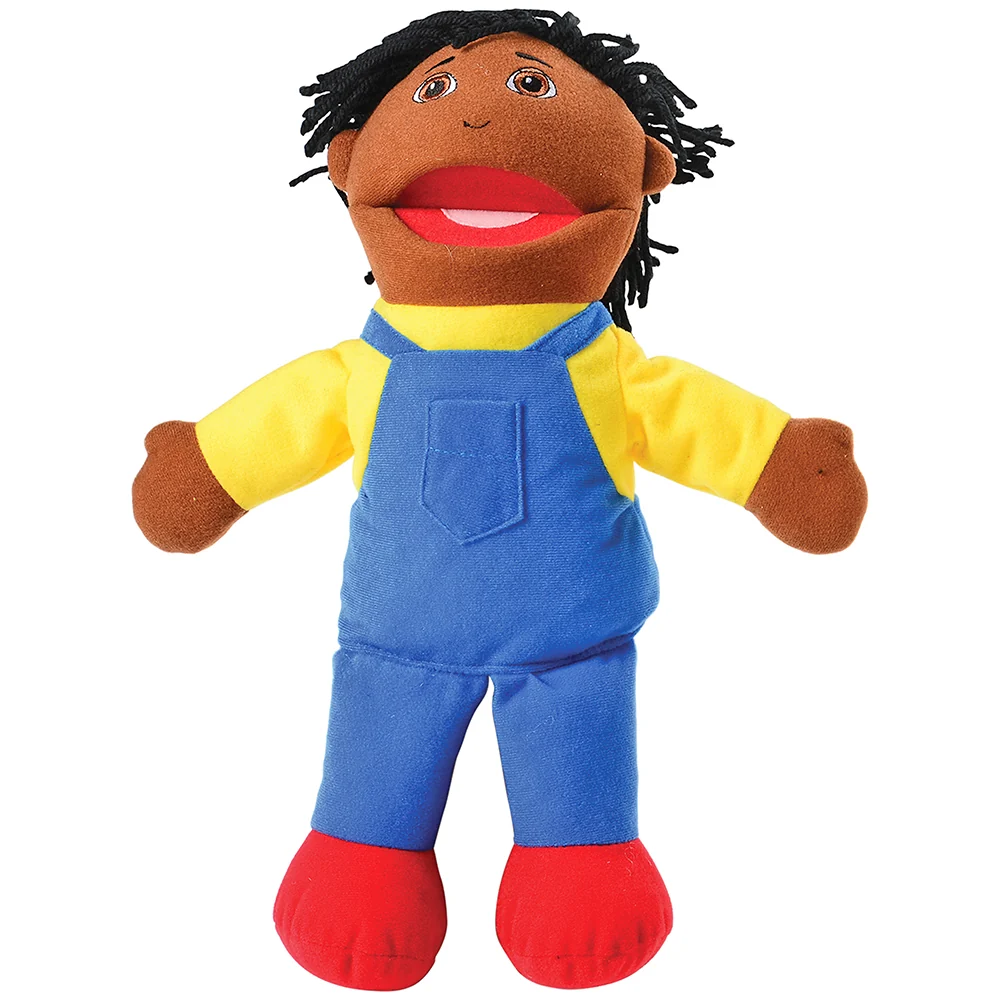Full Bodied African American Family Puppets | 4 Piece Set - Image 5