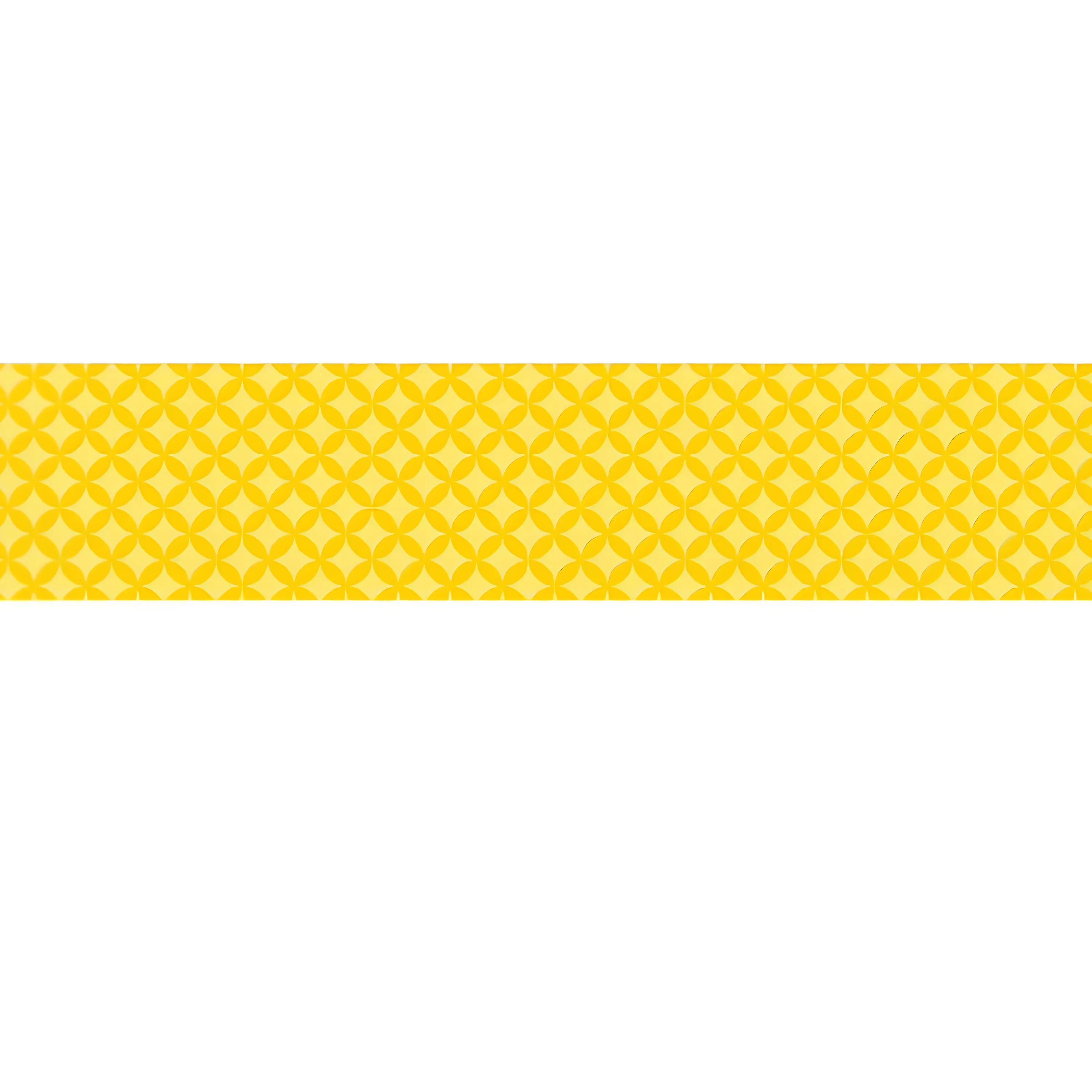 Yellow Medallions Bulletin Board Border, 35 Feet