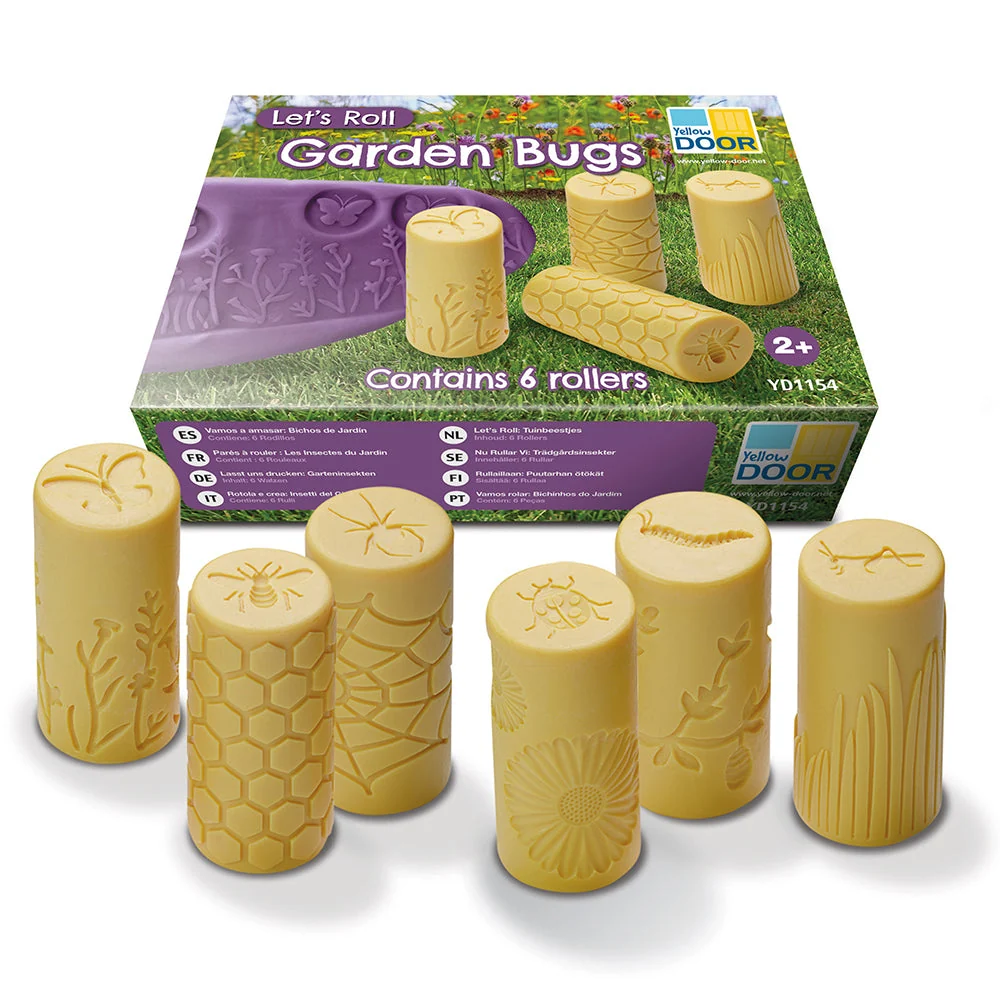 Yellow Door® Let's Roll Garden Bugs Dough Roller Set - Image 2