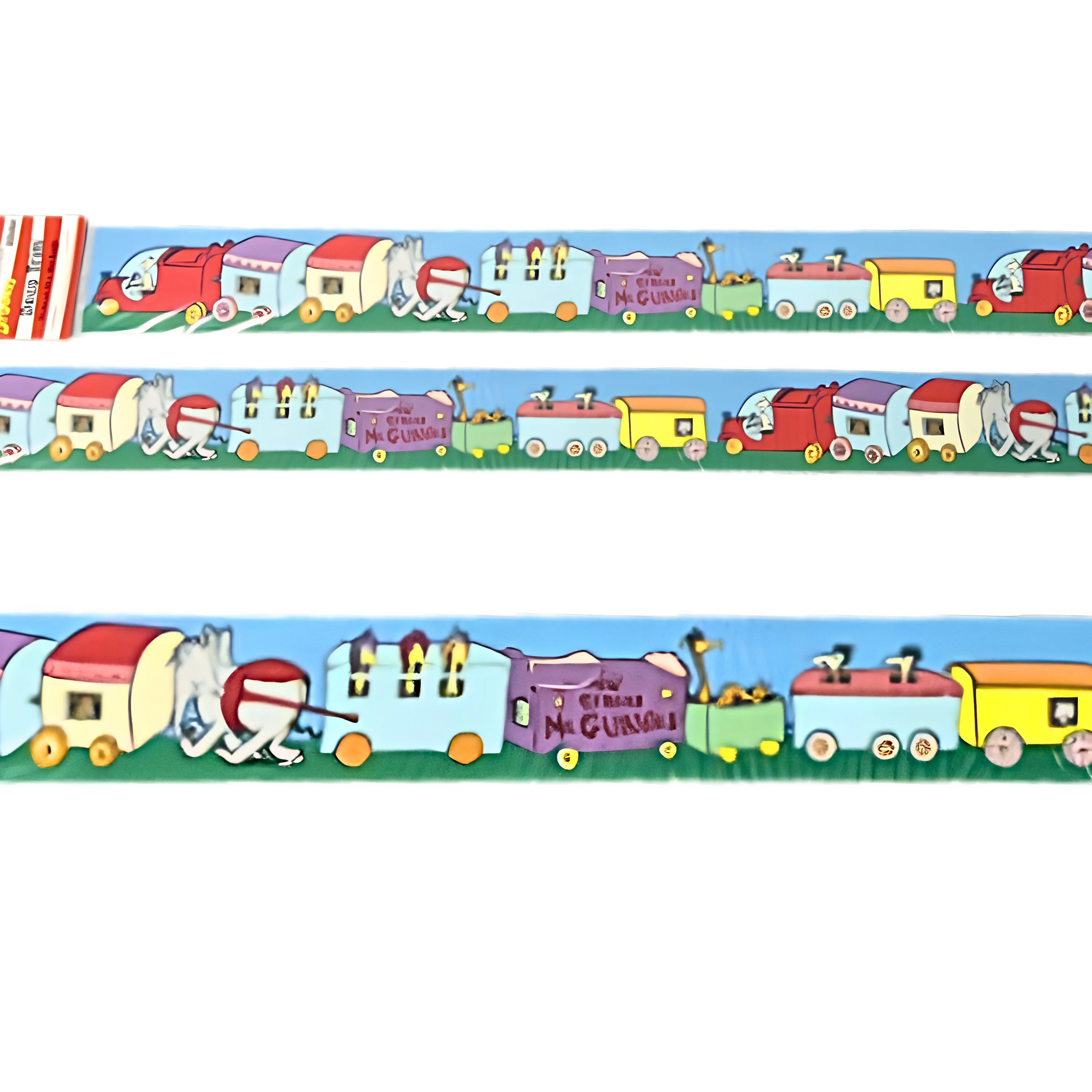 Dr Seuss If I Ran The Circus Trains Deco Trim - Image 3