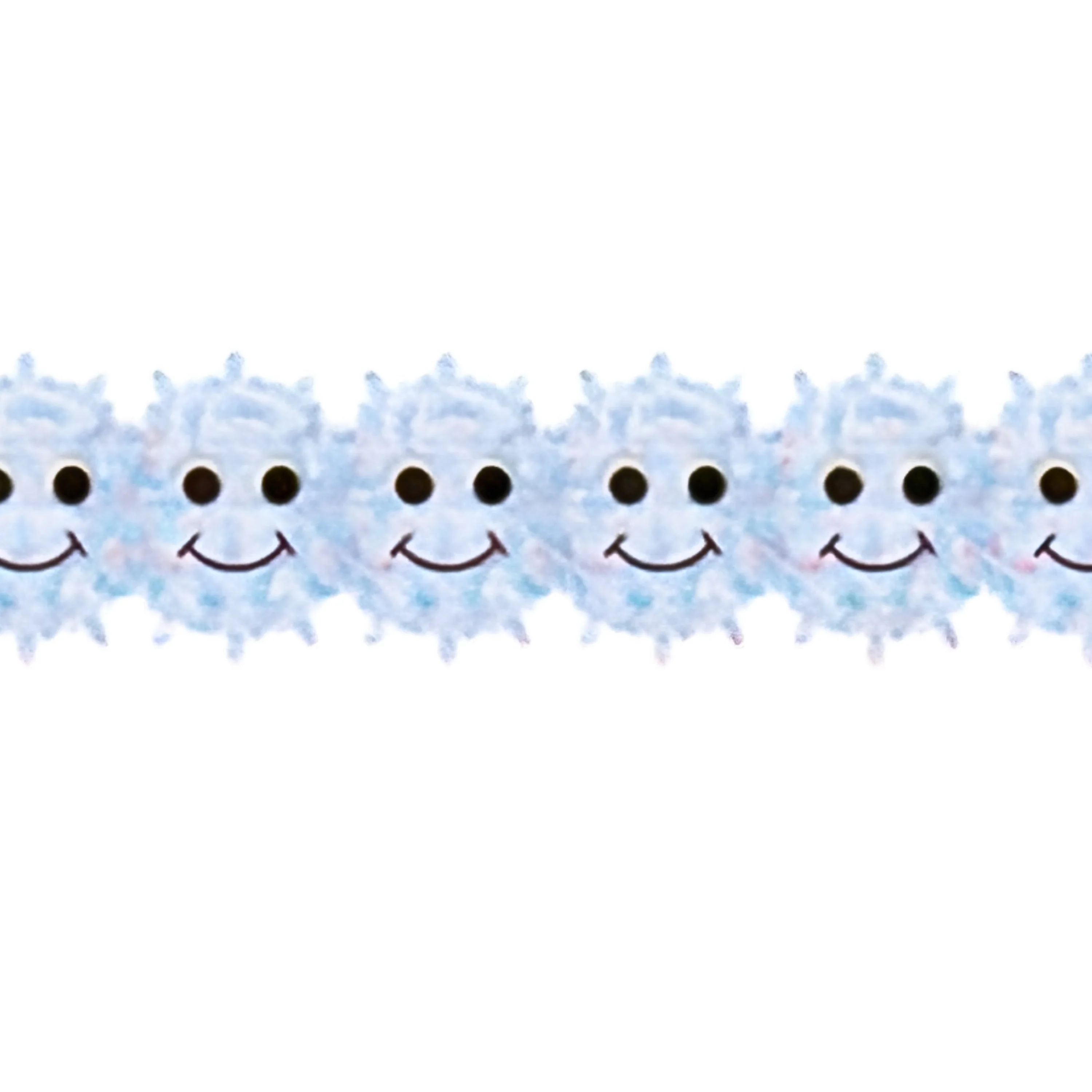 Hygloss Products Happy Snowflakes Die-Cut Classroom Bulletin Board Border Trim