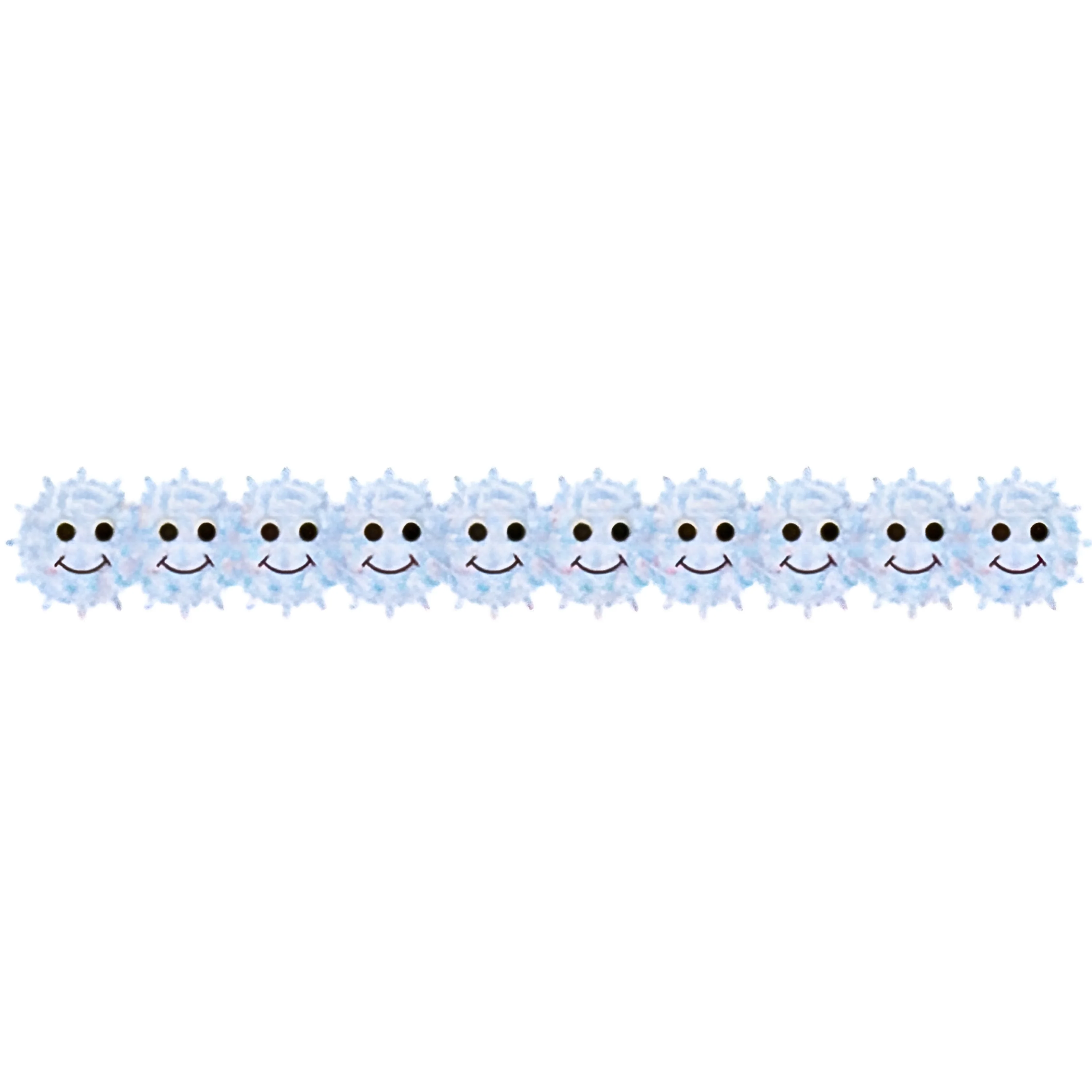 Hygloss Products Happy Snowflakes Die-Cut Classroom Bulletin Board Border Trim - Image 2