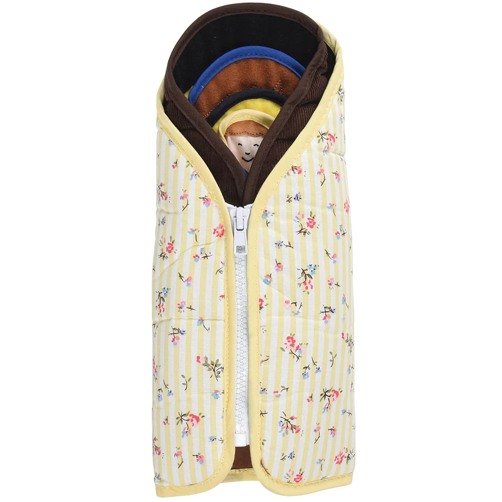 Culturally Diverse Dress to Nest Dolls | 5 Piece Set with Zippers, Snaps, and Buttons - Image 15