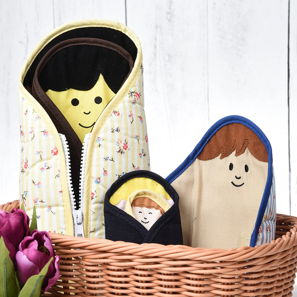 Culturally Diverse Dress to Nest Dolls | 5 Piece Set with Zippers, Snaps, and Buttons - Image 16