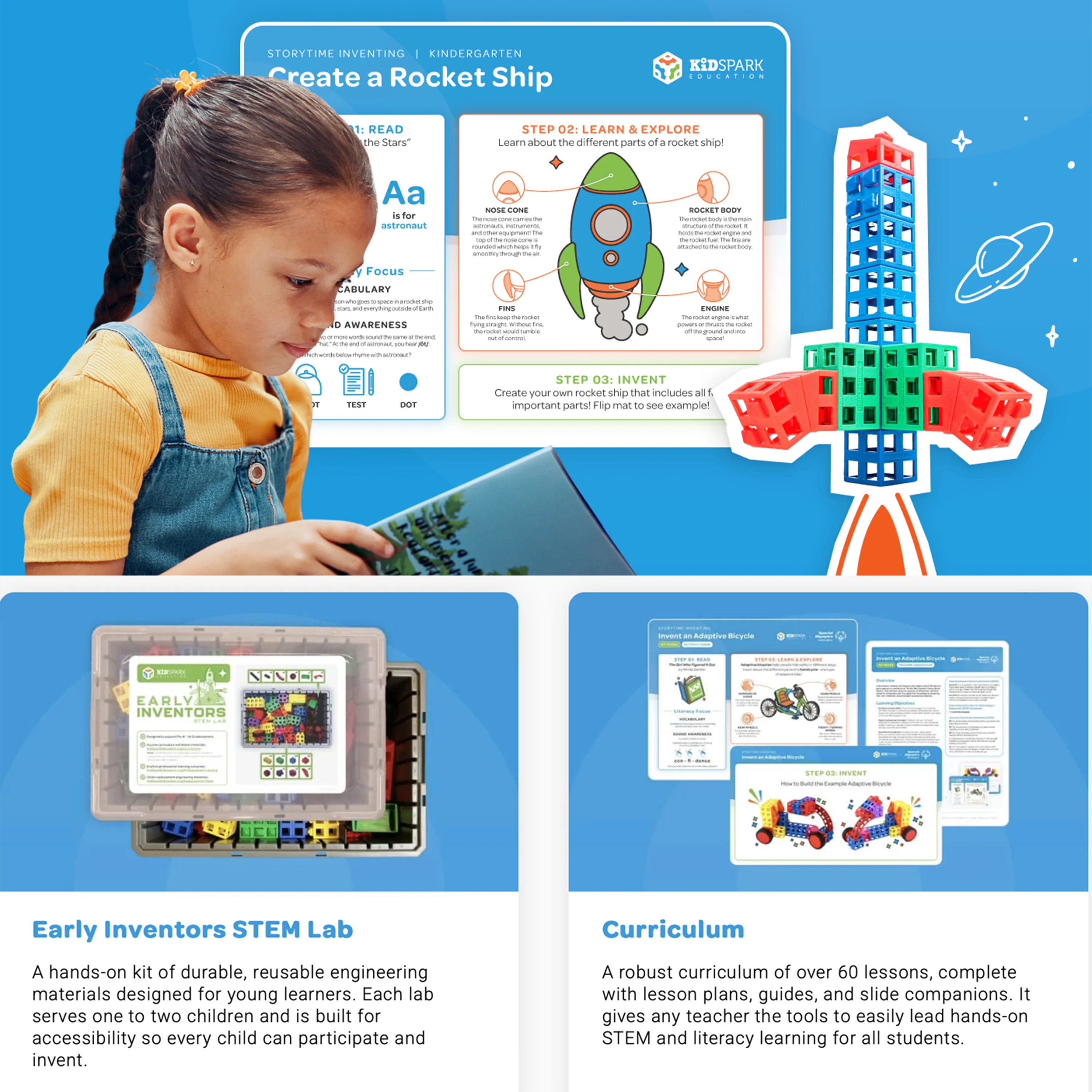 1-2 Student STEM & Literacy Program Package | PreK-1 | Kid Spark Education - Image 3