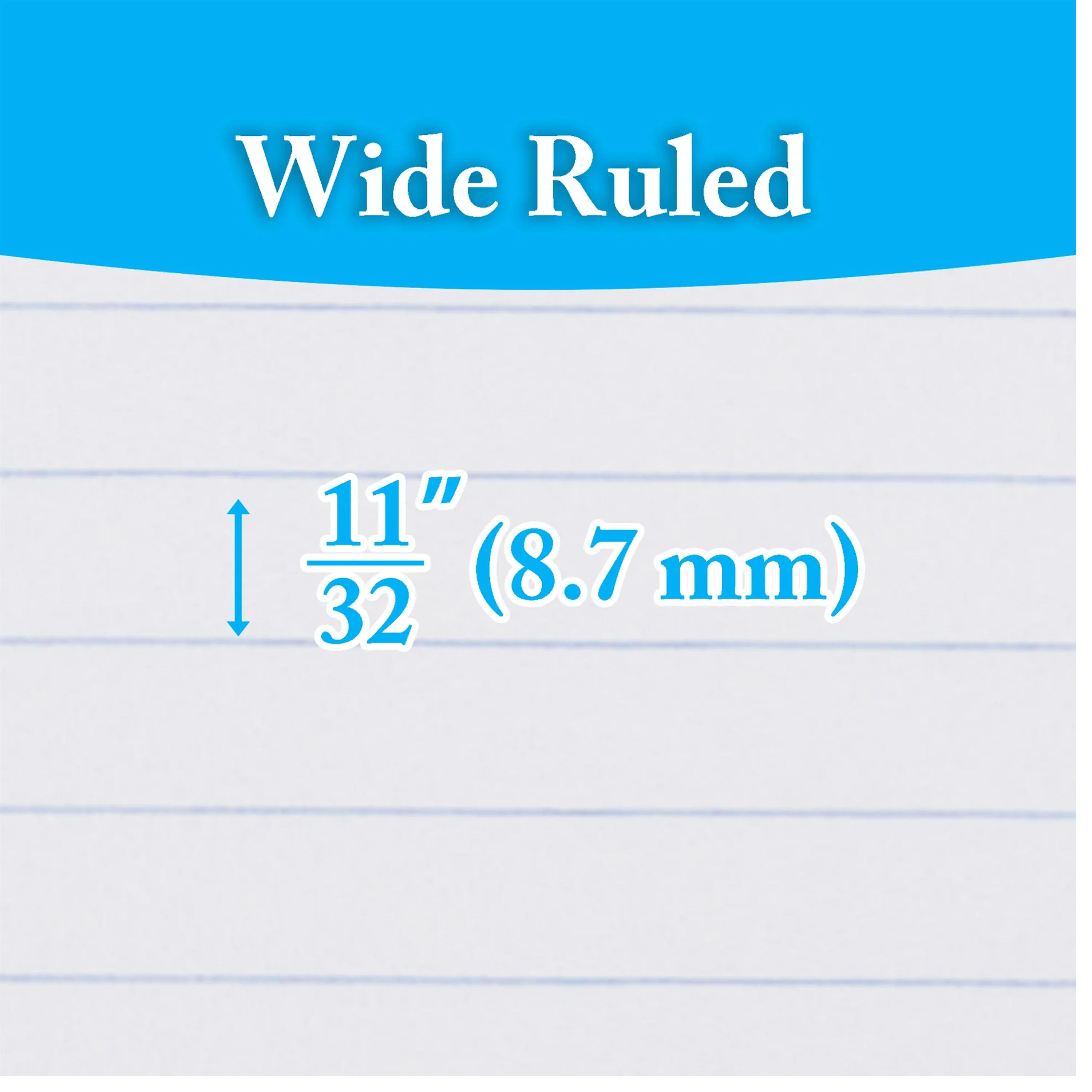 Wide Rule Composition Book, 100 Sheets, Black Marble - Image 2