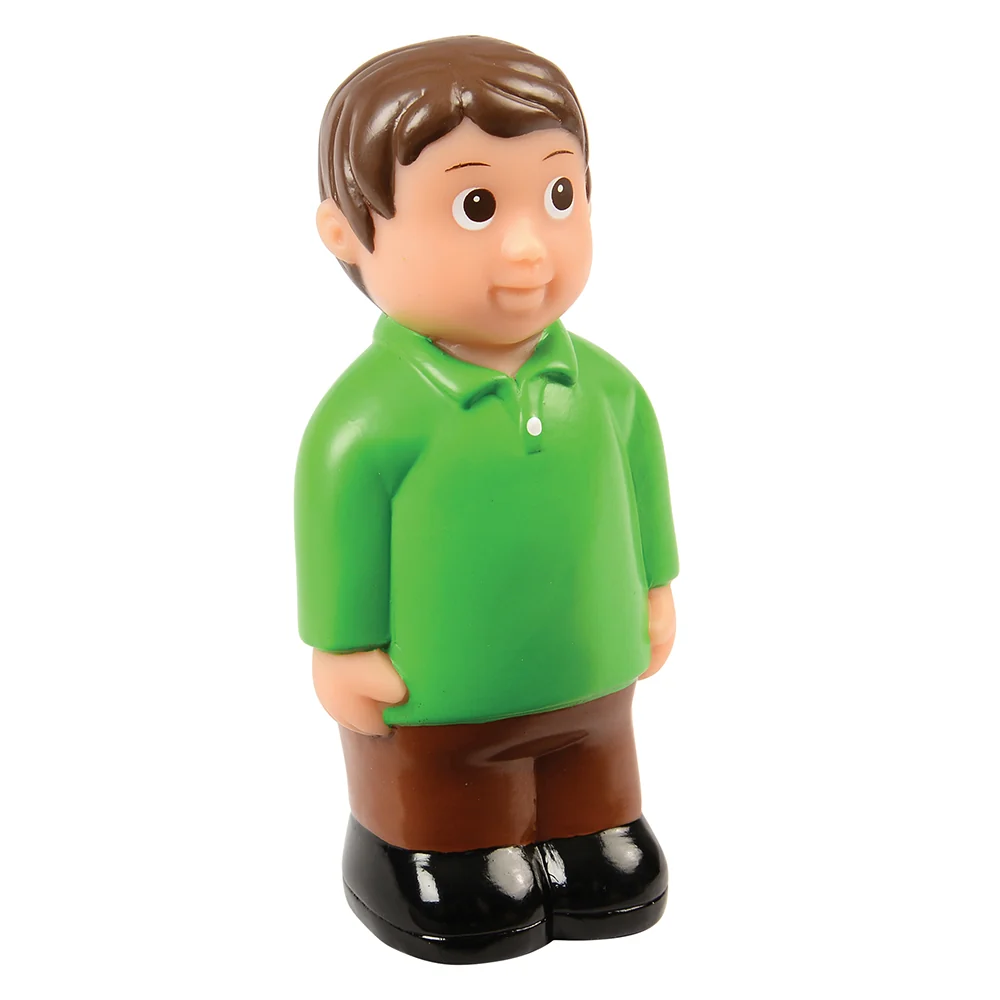 Easy Grip Caucasian Family Figures | 4-Piece Set for Block & Pretend Play - Image 7
