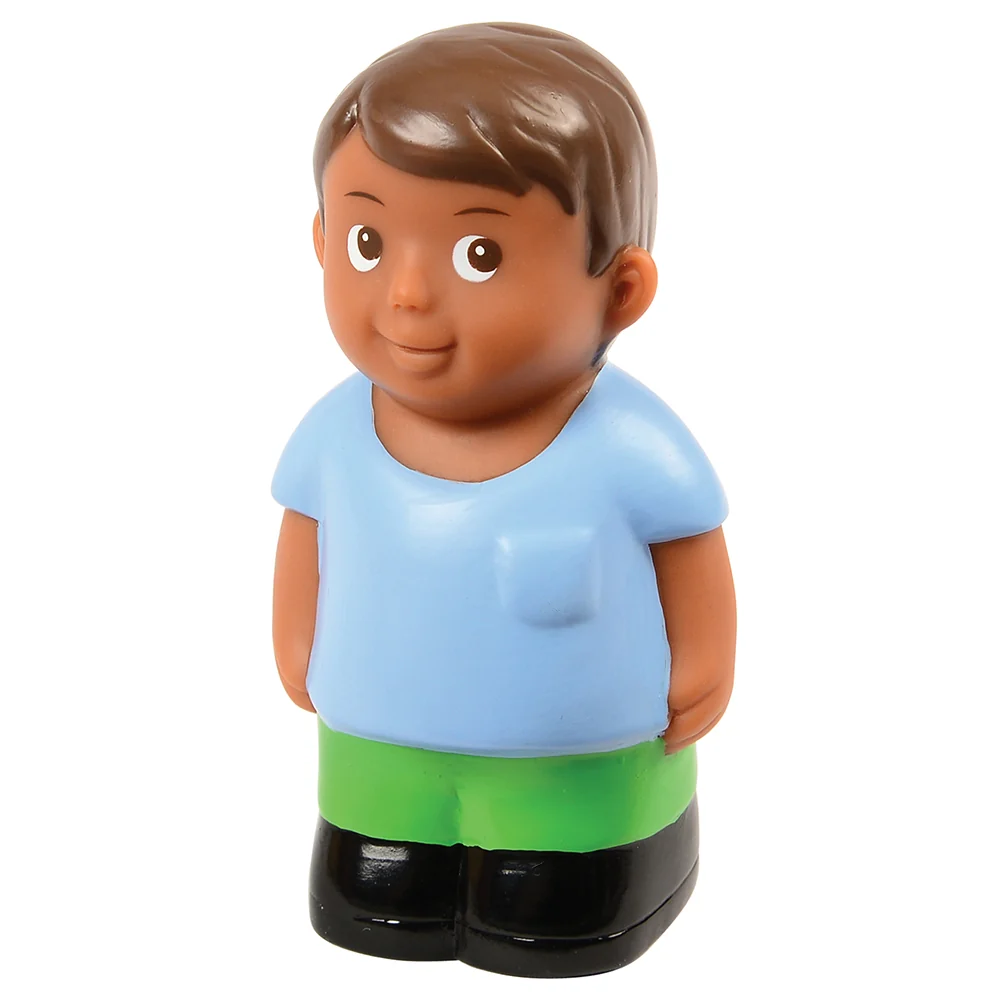 Easy Grip Hispanic Family Figures | 4-Piece Set for Block & Pretend Play - Image 4