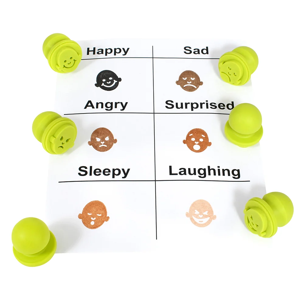 Easy Grip Stampers with Emotional Facial Expressions - Image 3