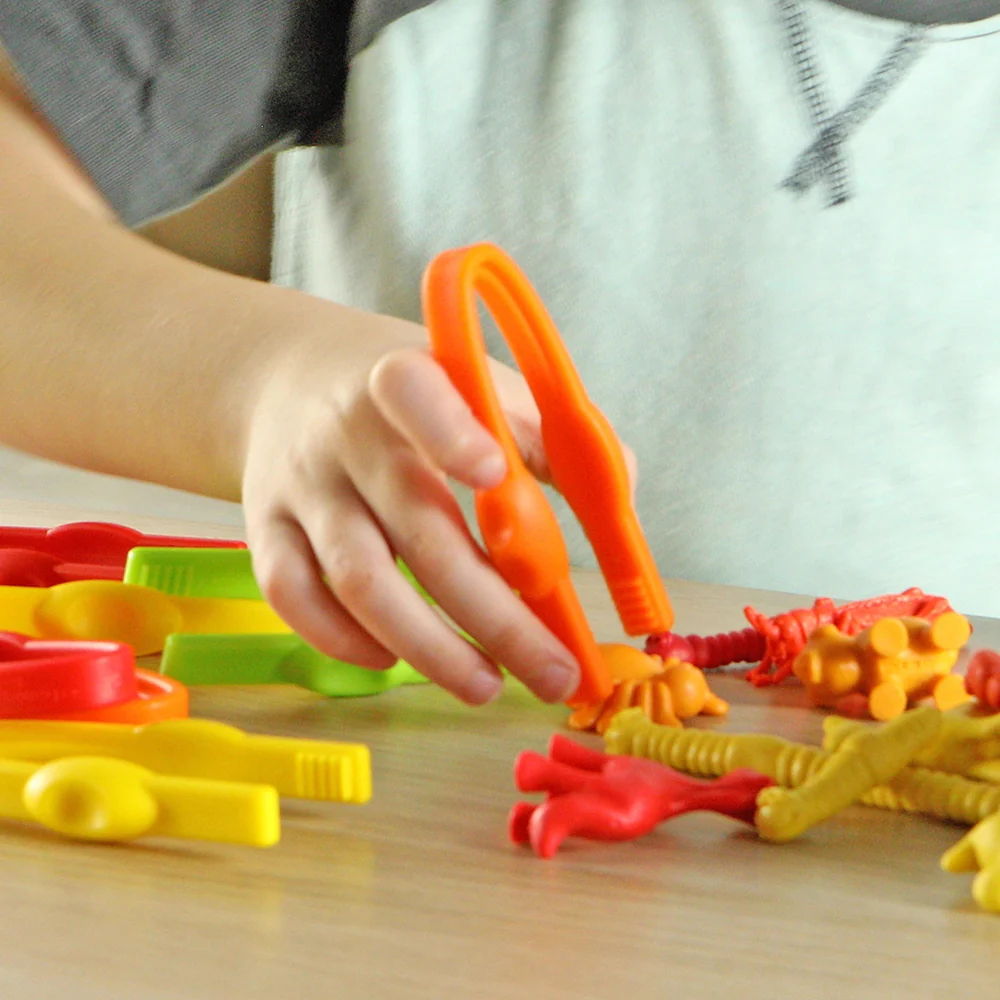 Easy Grip Tweezers | 12 Fine Motor Tools for Sorting, Counting & Sensory Play - Image 4