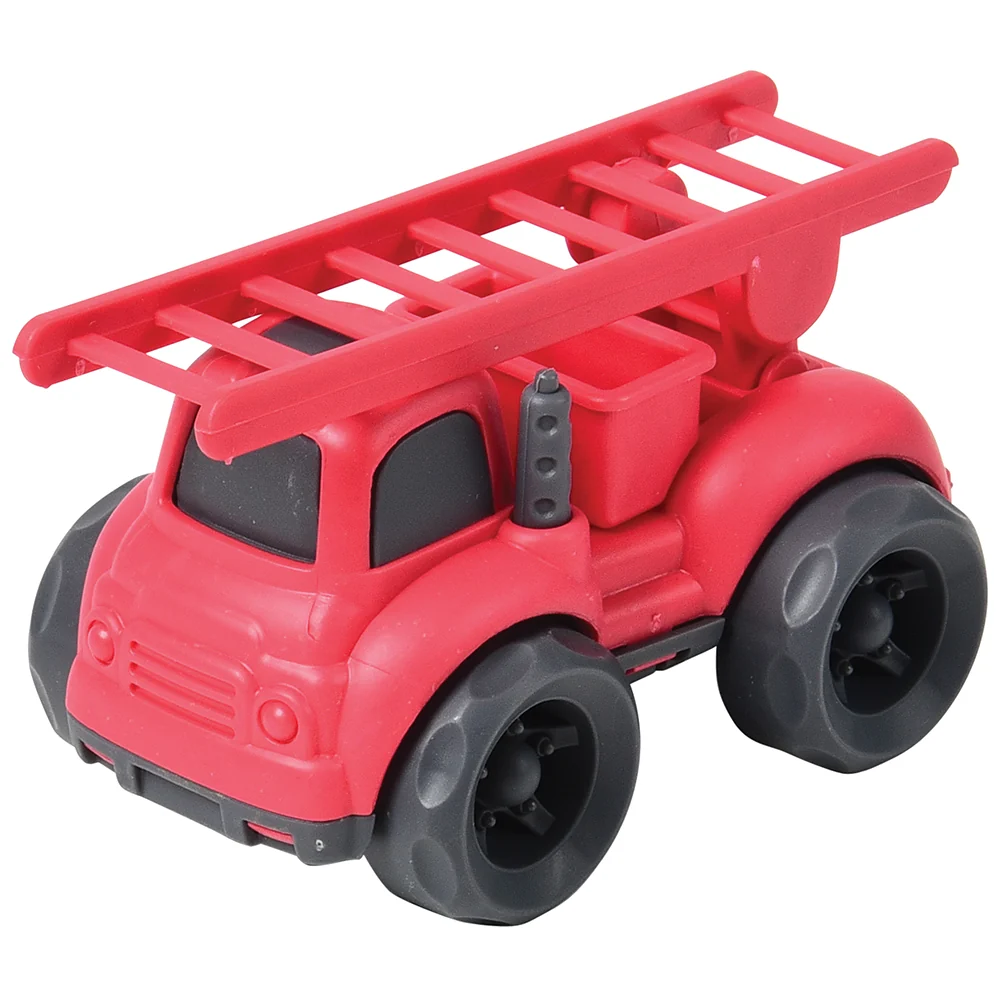 Eco-Friendly Fire Trucks | 4-Piece Compostable Vehicle Set - Image 2