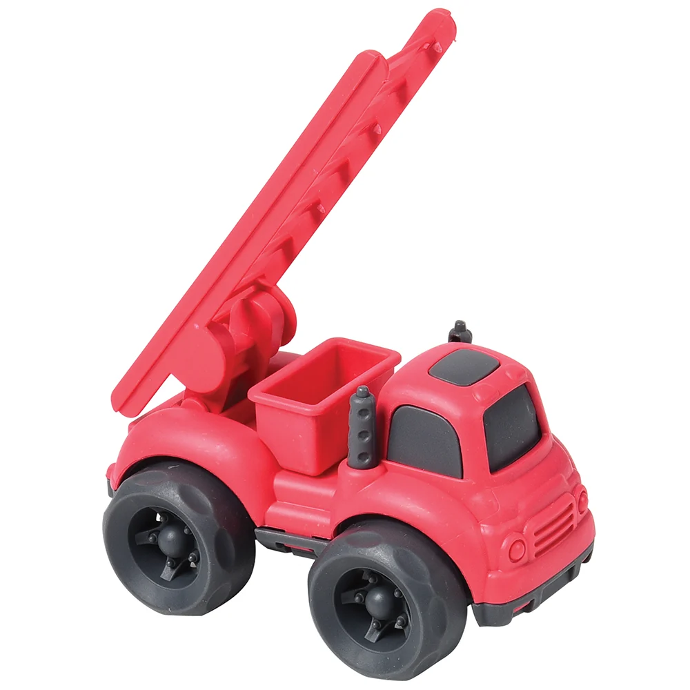 Eco-Friendly Fire Trucks | 4-Piece Compostable Vehicle Set - Image 3