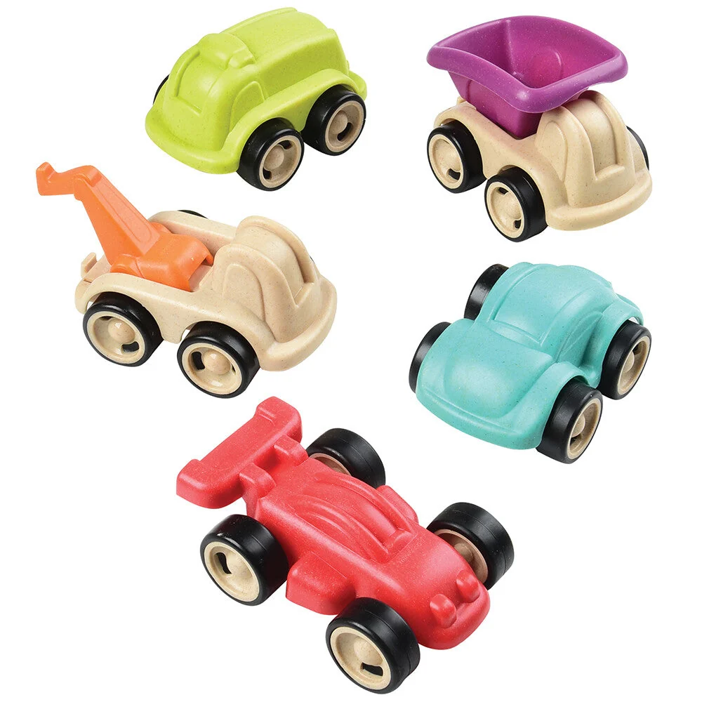 Title: Eco Minimobil Cars – Set of 5 Classic Mini Vehicles for Toddlers