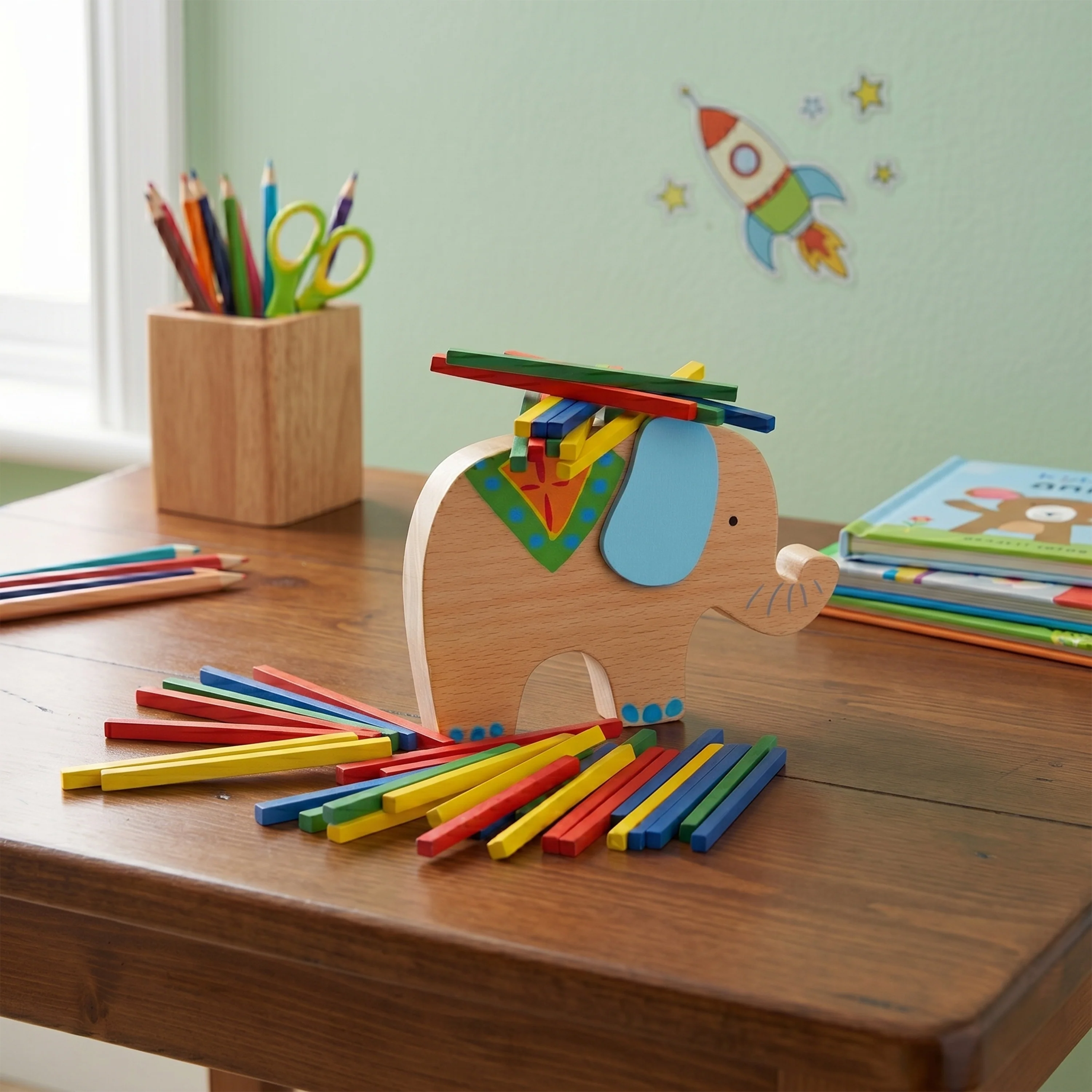 Elephant Stacking Balance Tower – Fine Motor, Focus & Coordination Toy - Image 4