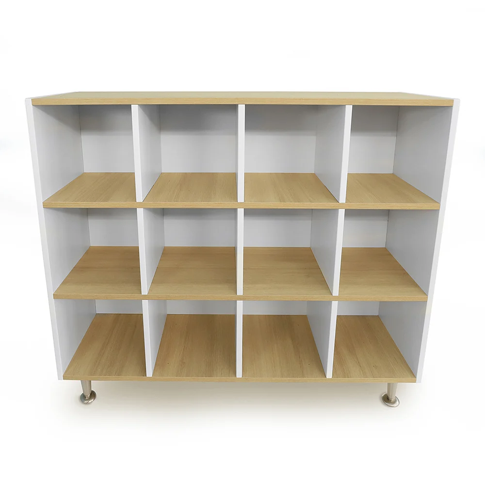elevatED™ 12 Cubby Backpack Storage | Classroom Shelf with 12 Cubbies