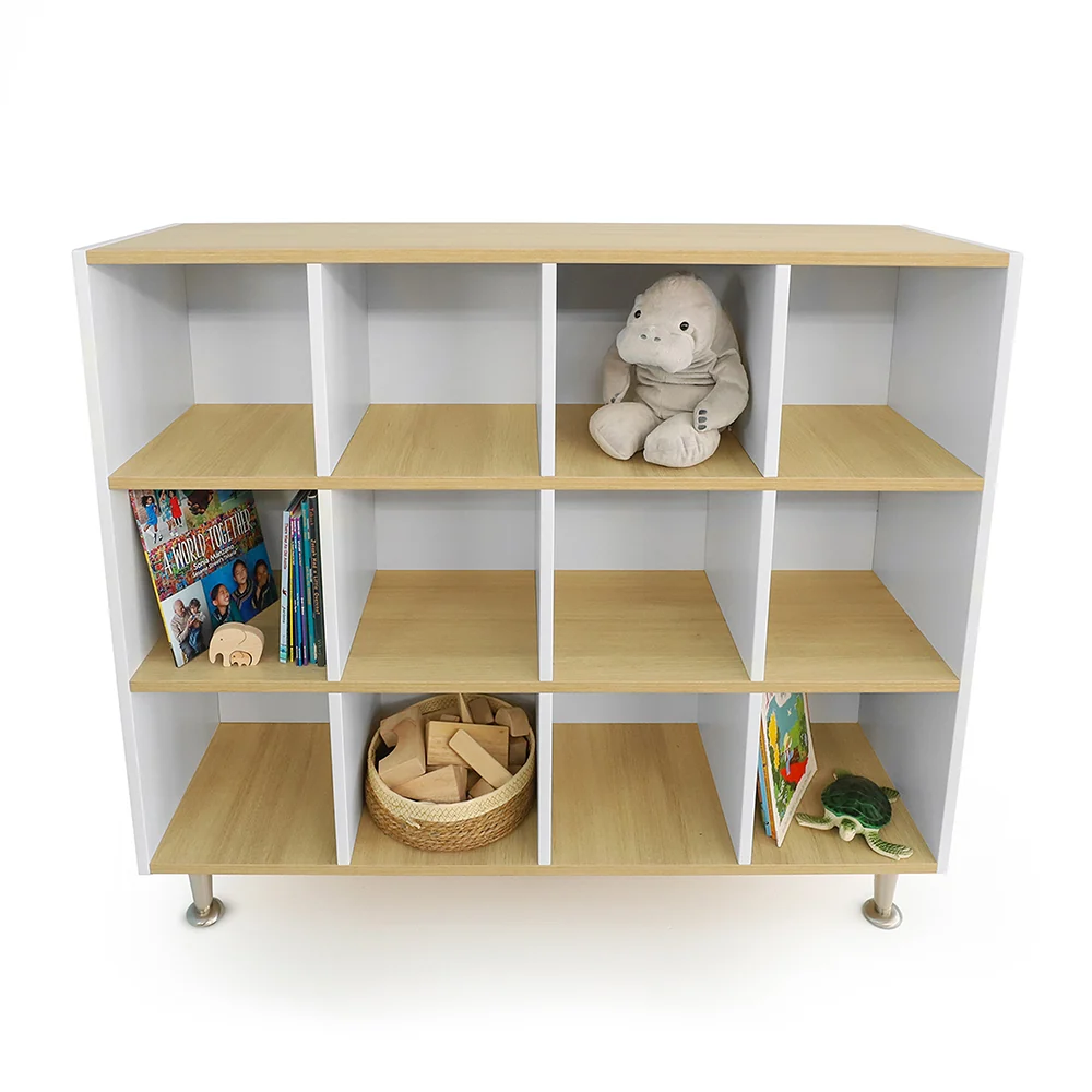 elevatED™ 12 Cubby Backpack Storage | Classroom Shelf with 12 Cubbies - Image 2