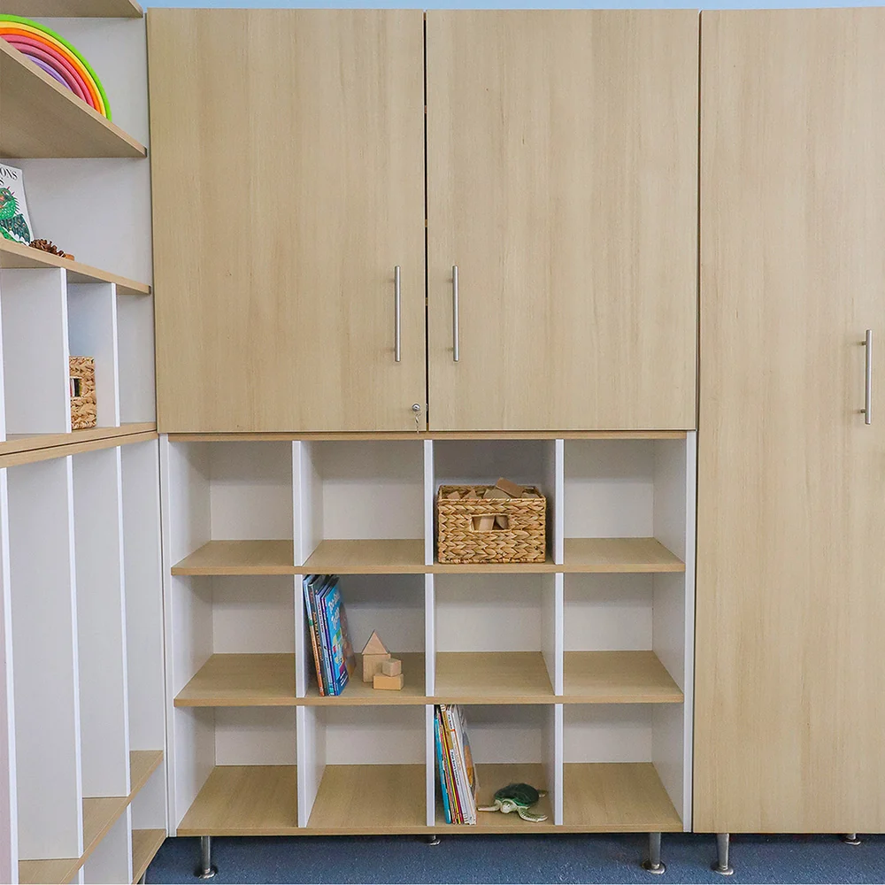 elevatED™ 12 Cubby Backpack Storage | Classroom Shelf with 12 Cubbies - Image 4