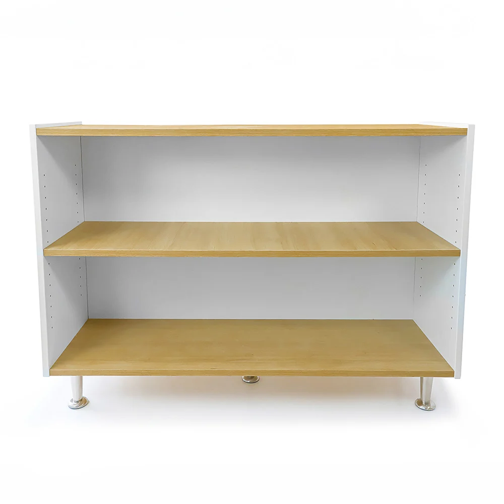 elevatED™ 33" Adjustable Shelf Cabinet | Modern White Oak Classroom Storage with Flexible Shelving - Image 2