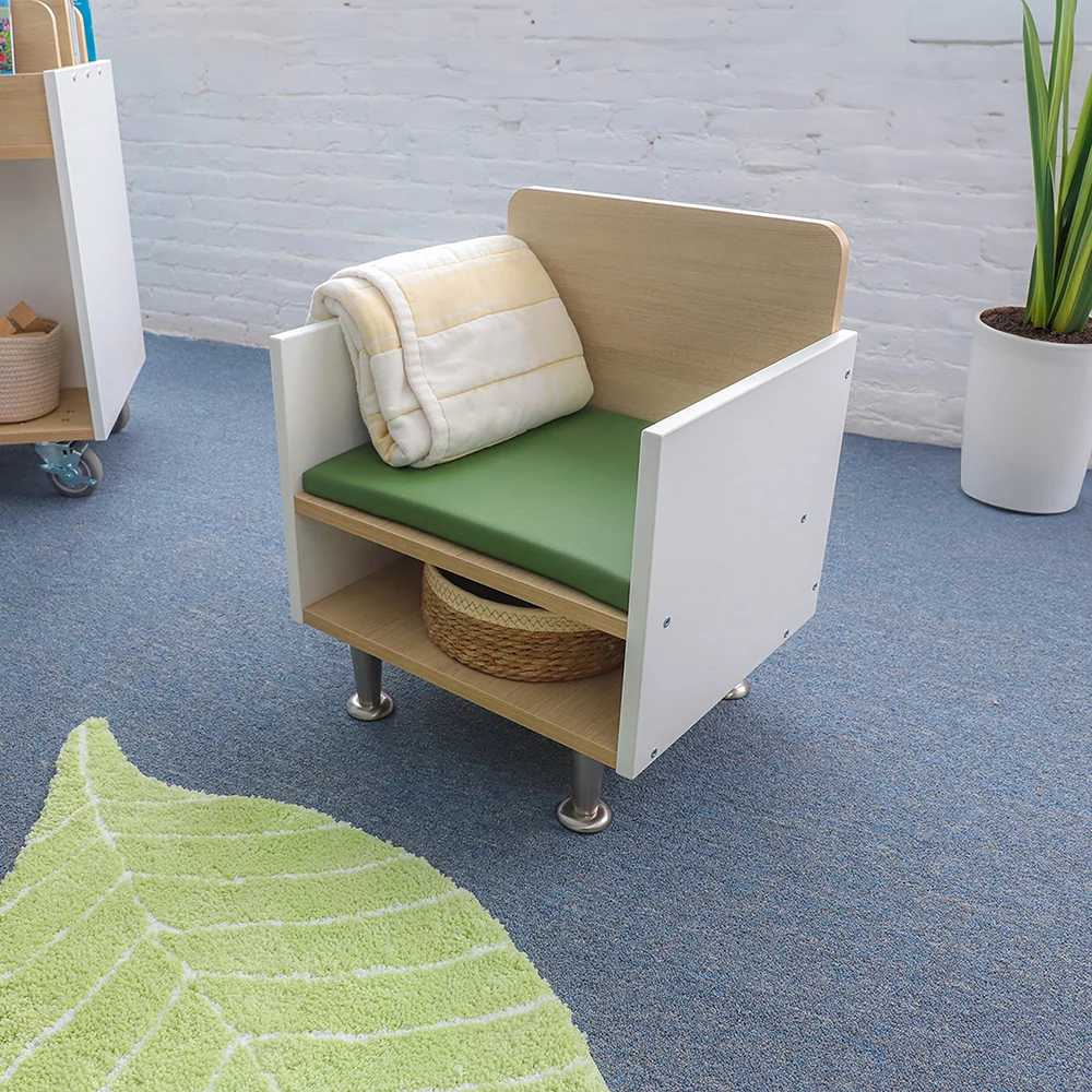 elevatED™ Children’s Arm Chair | Classroom Seating with Built-In Storage Compartment - Image 2